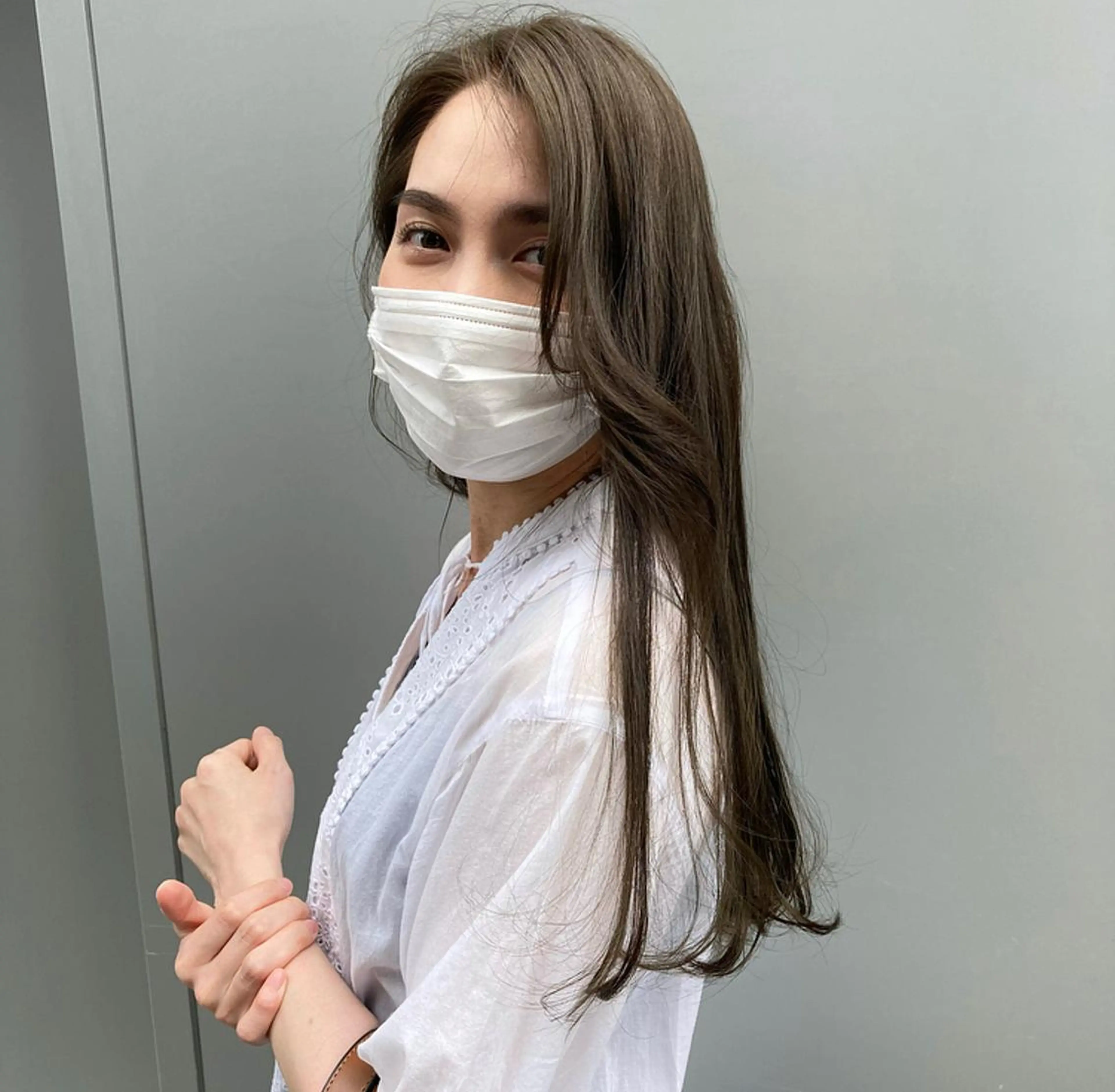 ロング カラー ヘアカラー トリートメント icie所属・大阪ヴィーガンサロン KANAKOのヘアスタイル