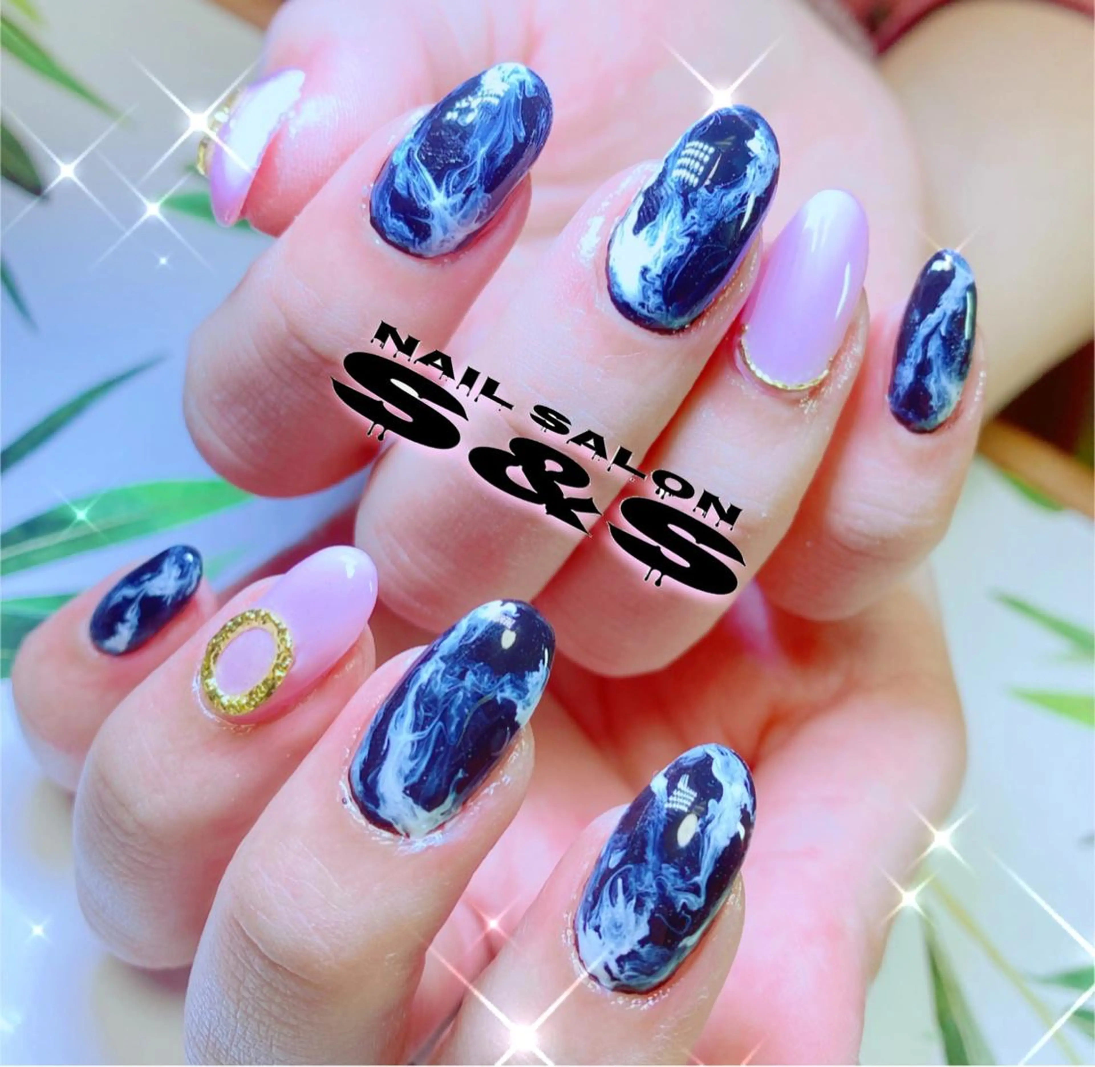 ネイル 長さ出し メンズネイル 持ち込み スカルプネイル S&S 村田小百合のネイルデザイン