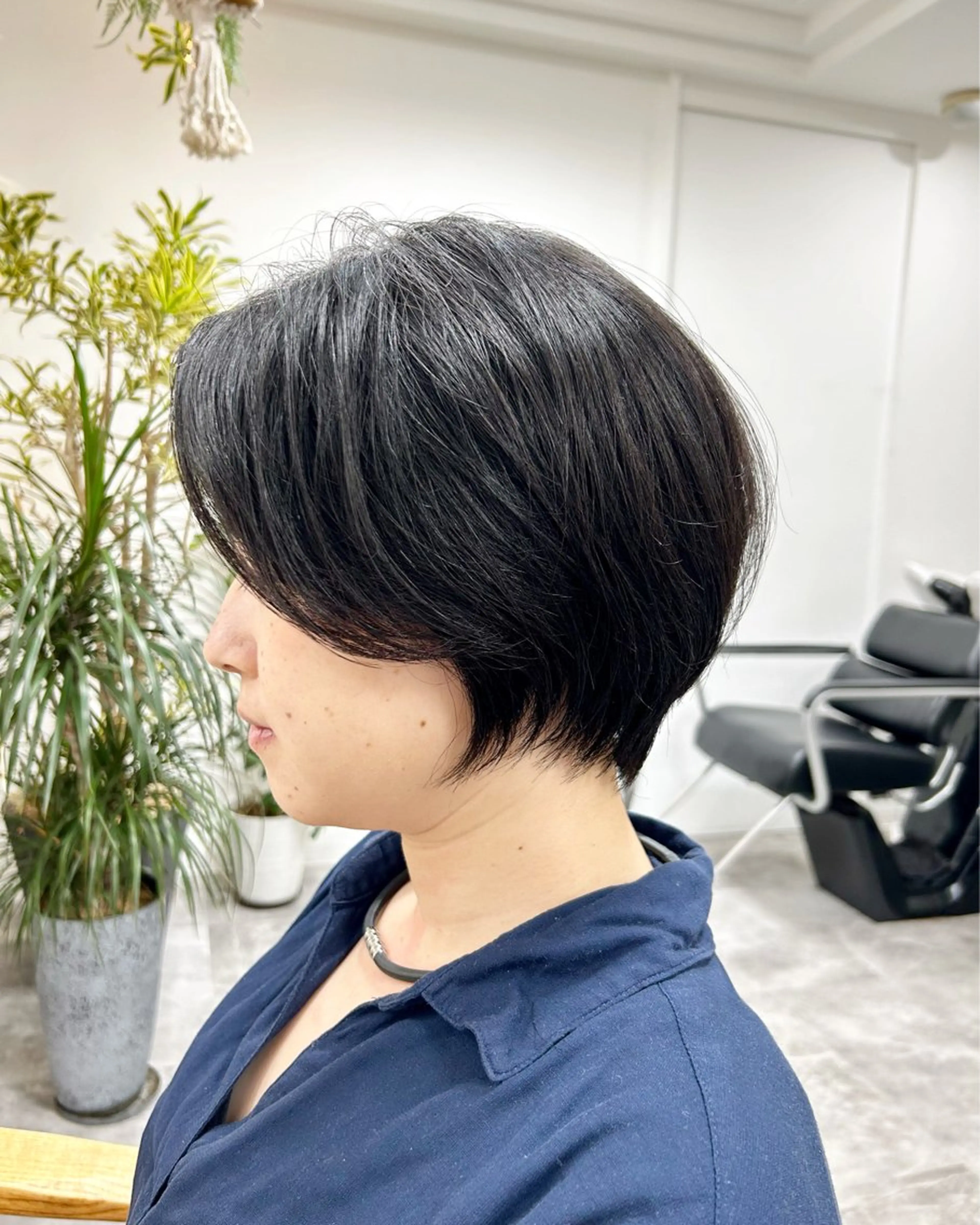 ショート カット 縮毛矯正 トリートメント グレージュ 小林　遼のヘアスタイル