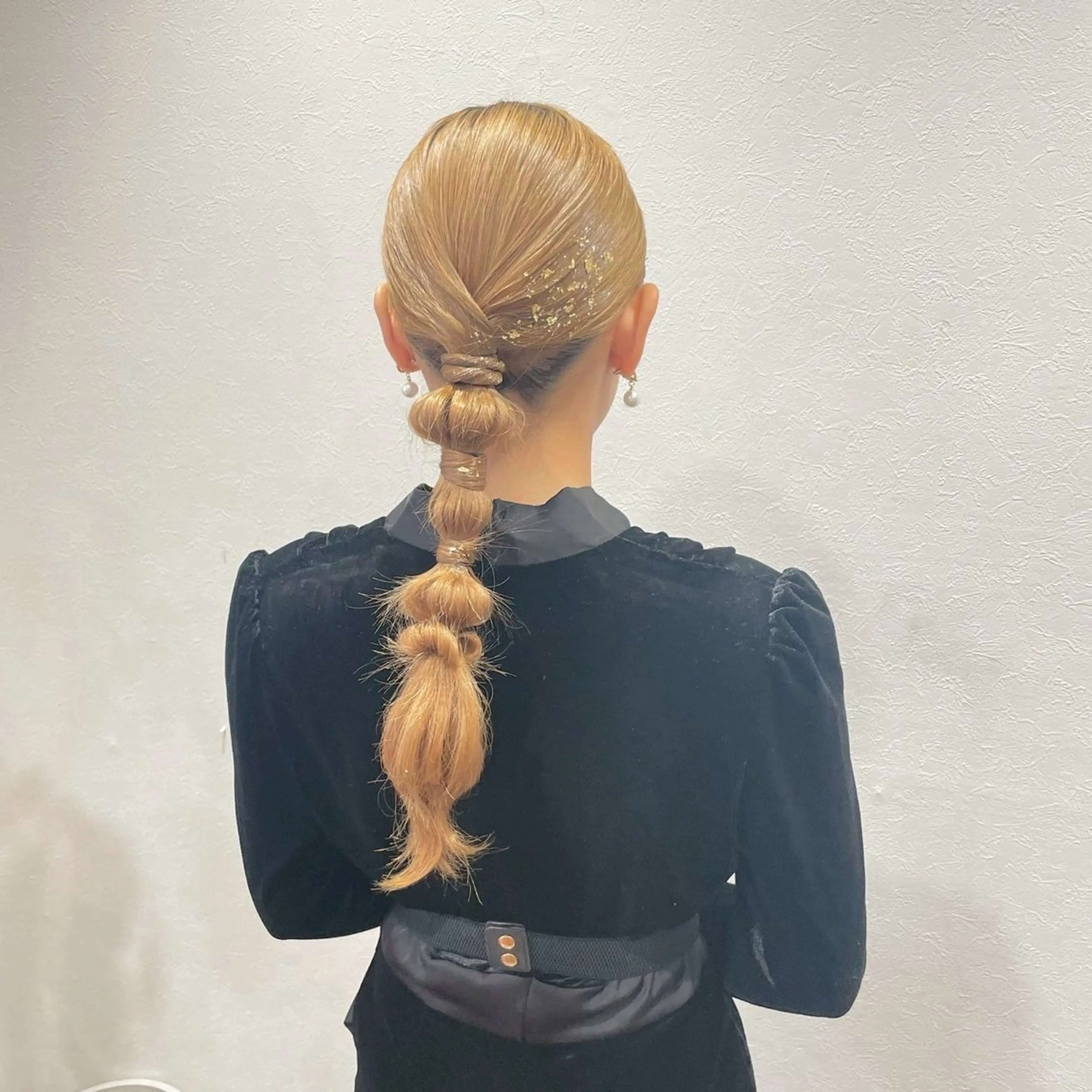 【式典前に🌸】タイトな大人っぽアレンジ🩶の写真