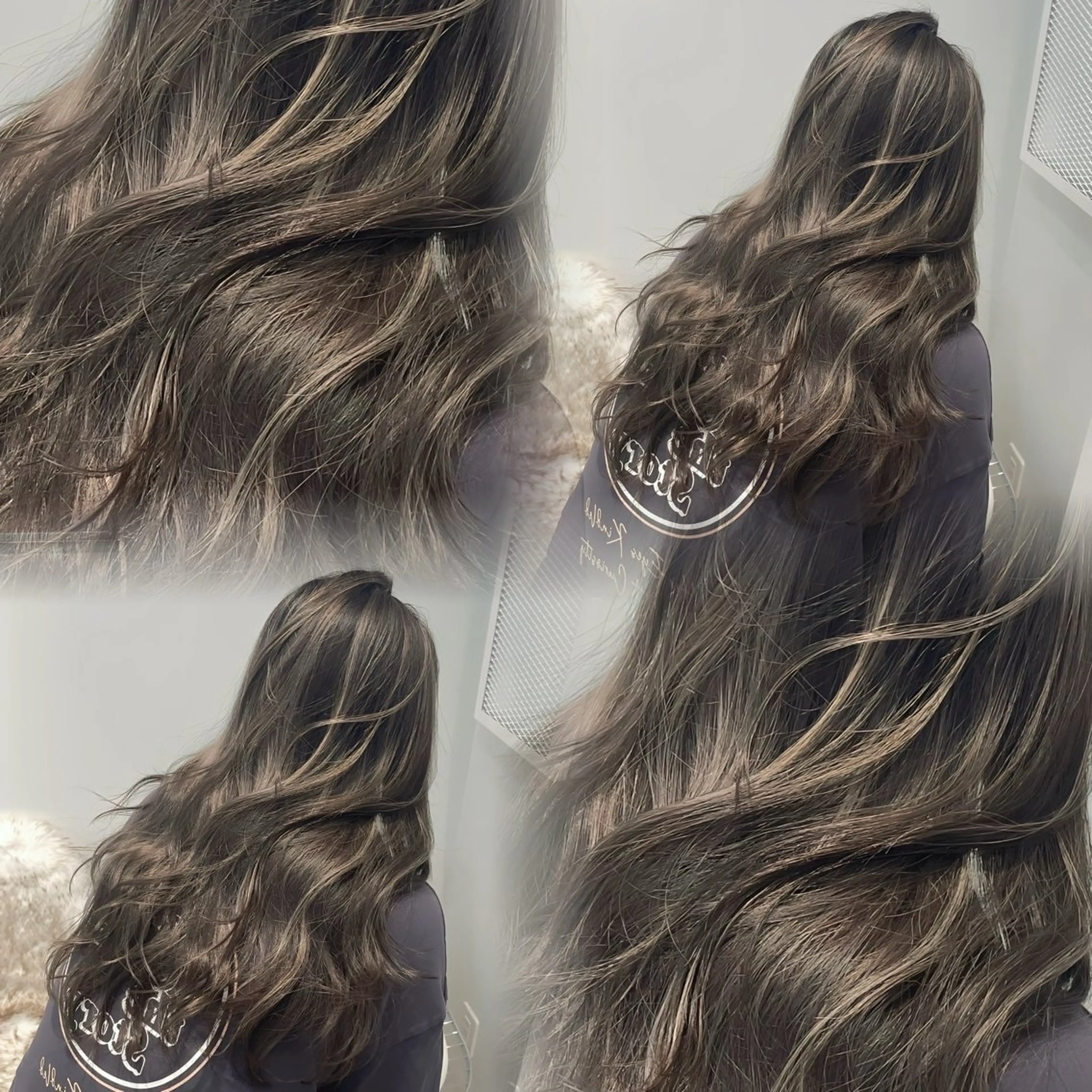 ミディアム カラー ハイライトカラー ハイライト ヘアカラー ⚜️上品ハイライト ／表参道⚜️✨のヘアスタイル