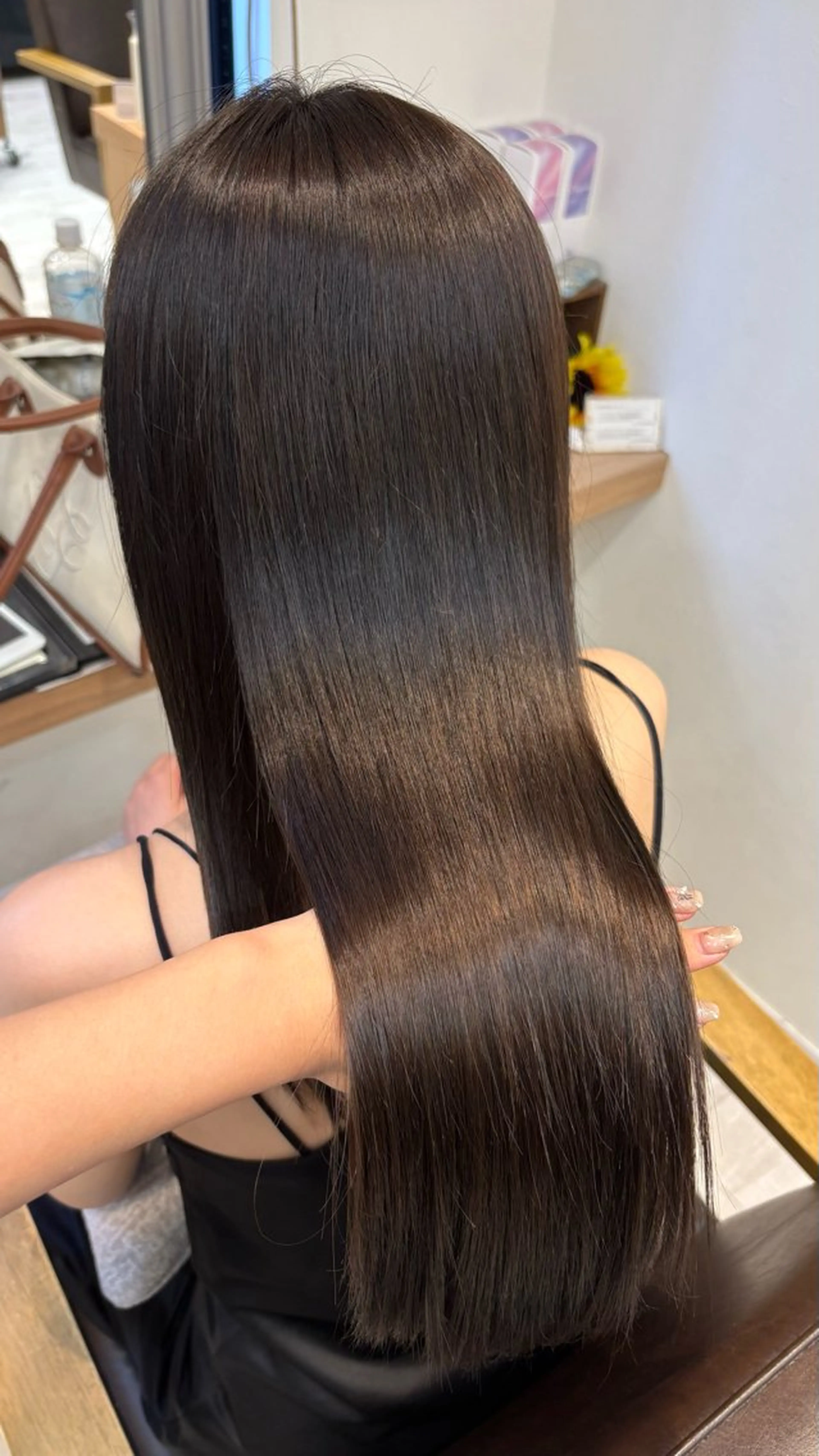 ロング カラー 髪質改善/艶カラー❄ 𝐲𝐮𝐮.のヘアスタイル