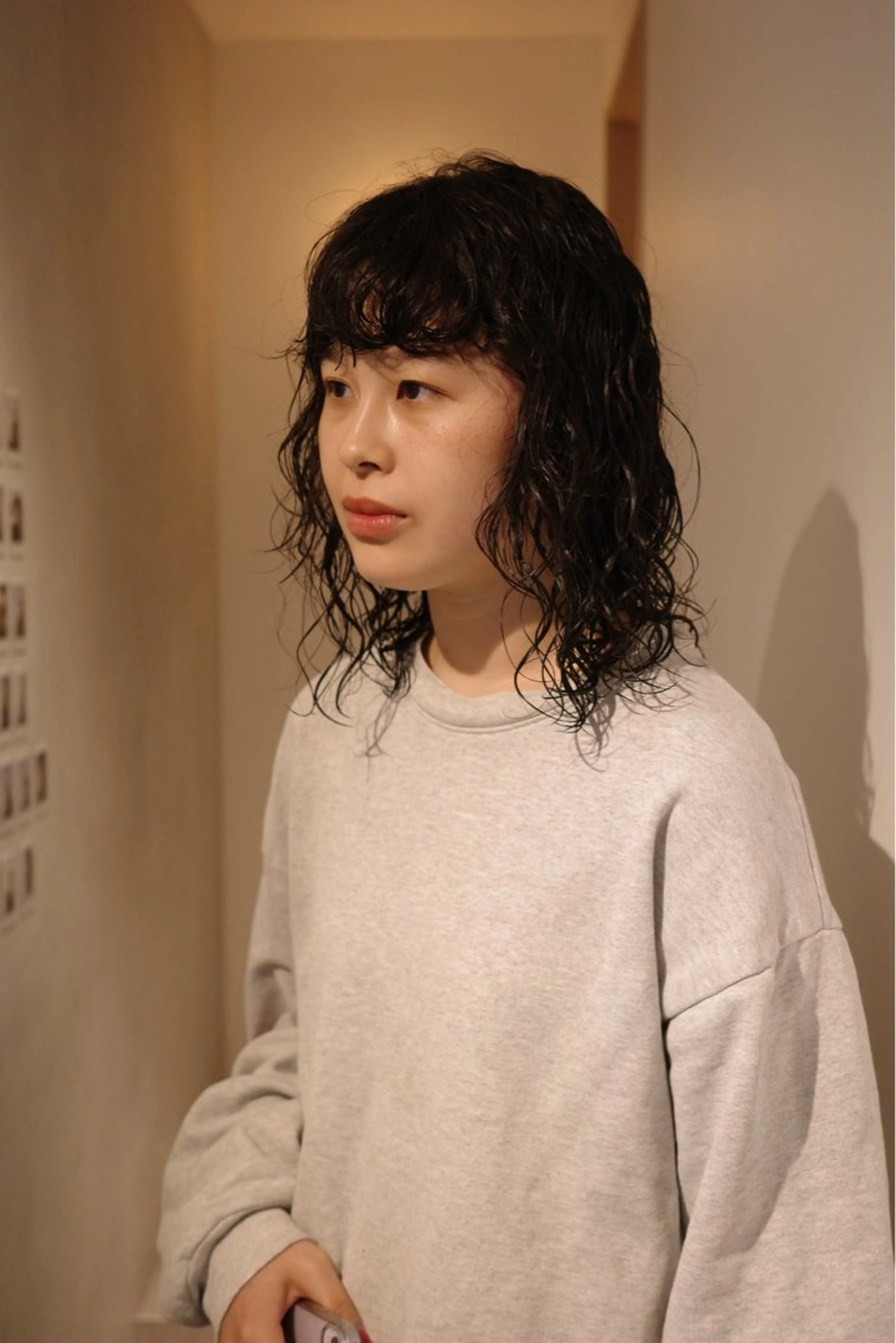 ミディアム 💫パーマモデル募集 河野瑠太のヘアスタイル