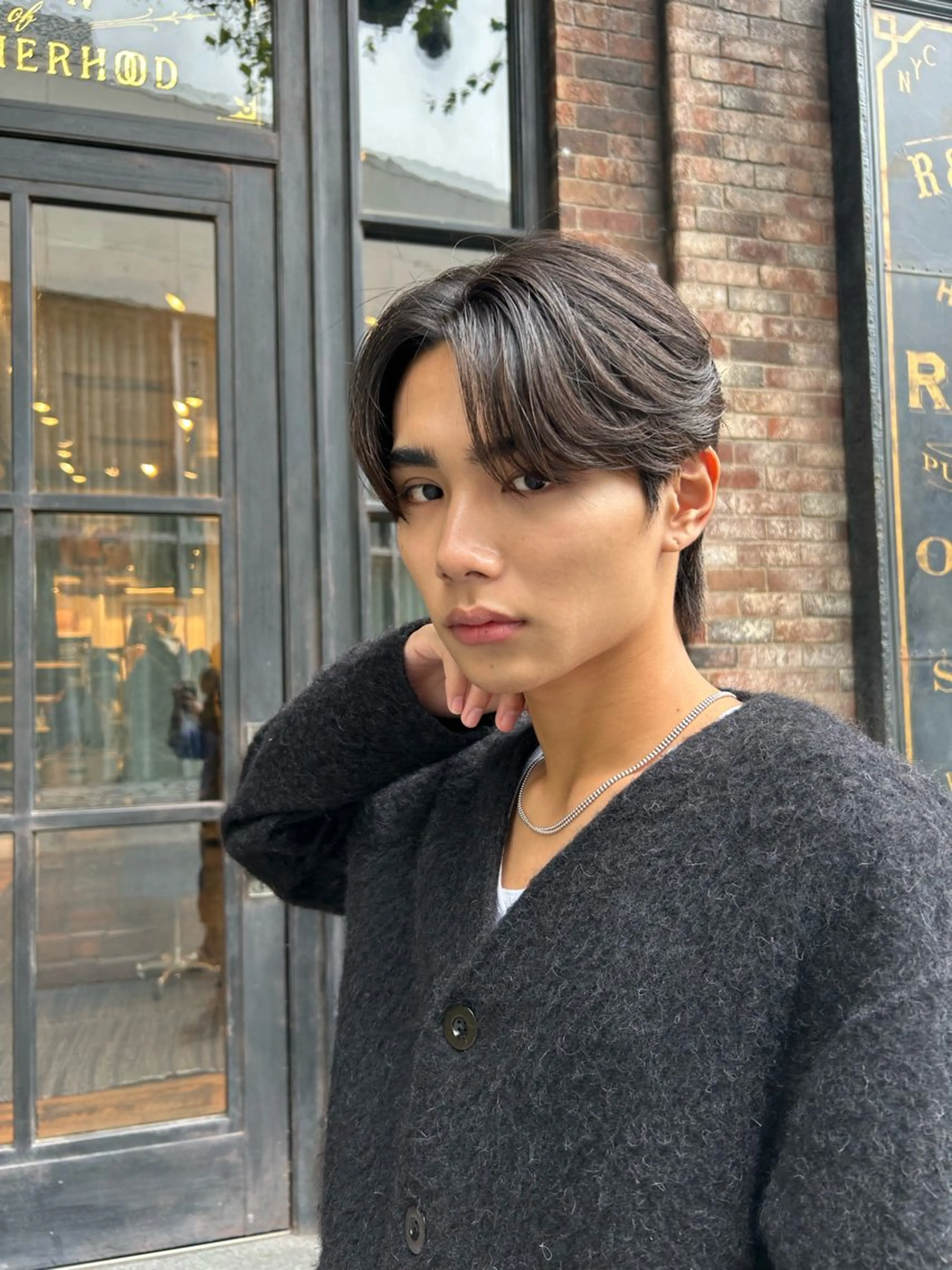 ミディアム メンズ 鈴木 美璃のヘアスタイル