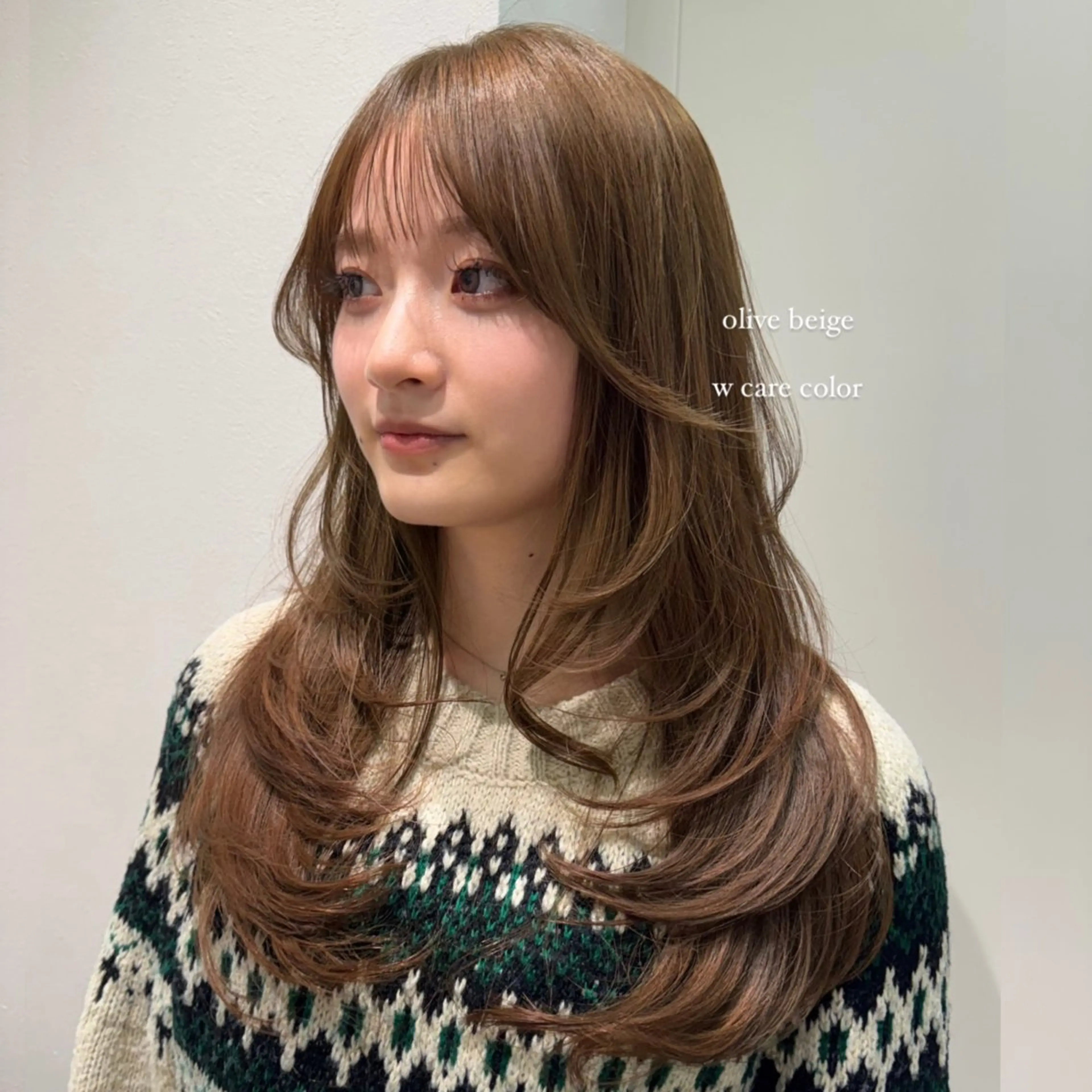 ロング レイヤーカット カット ヘアカラー EMANON国分寺所属・透明感🍨レイヤー ヘアセット/miyuのヘアスタイル