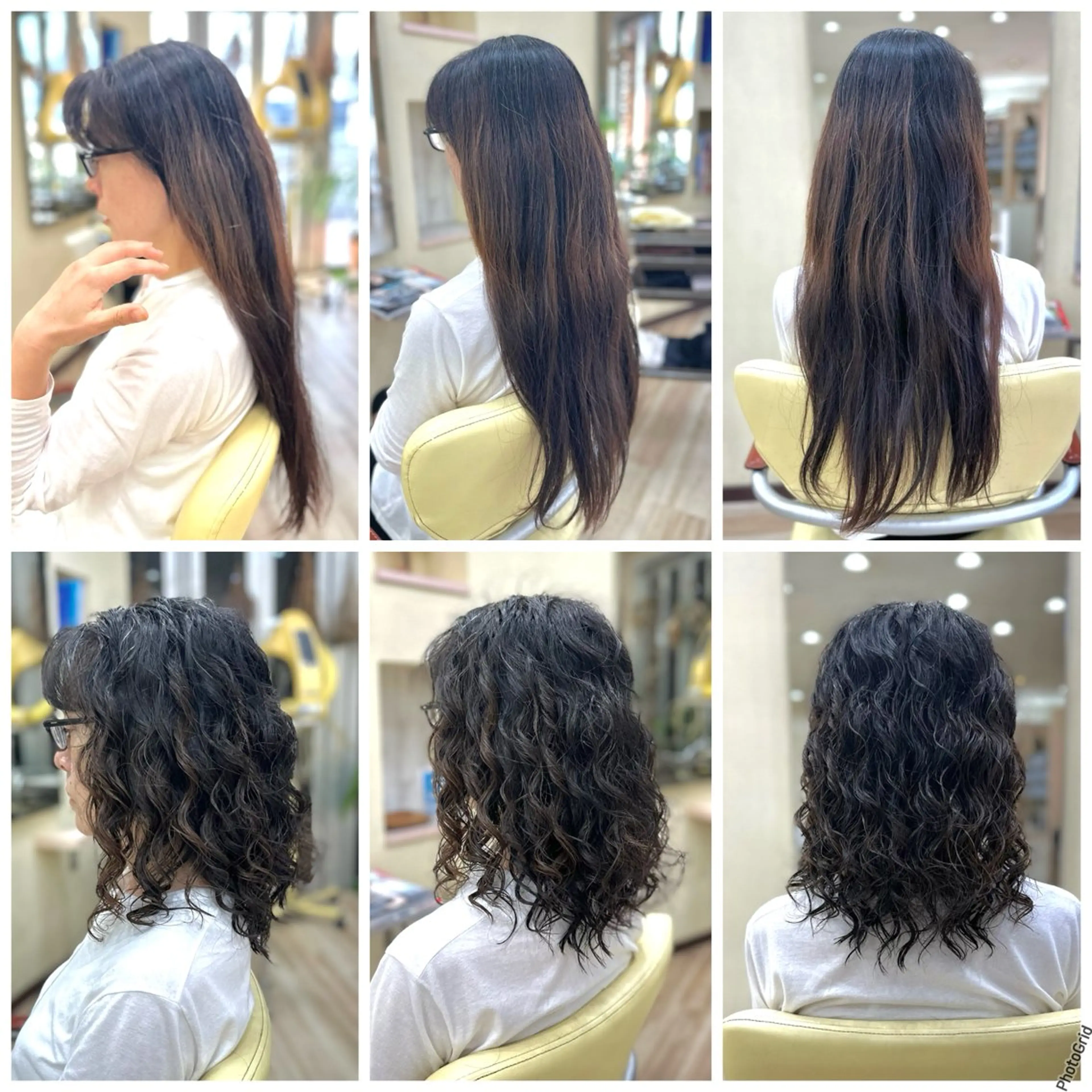 セミロング セミロングパーマ カット パーマ 美容室　アンジュ　みやき店所属・田中 純平のヘアスタイル