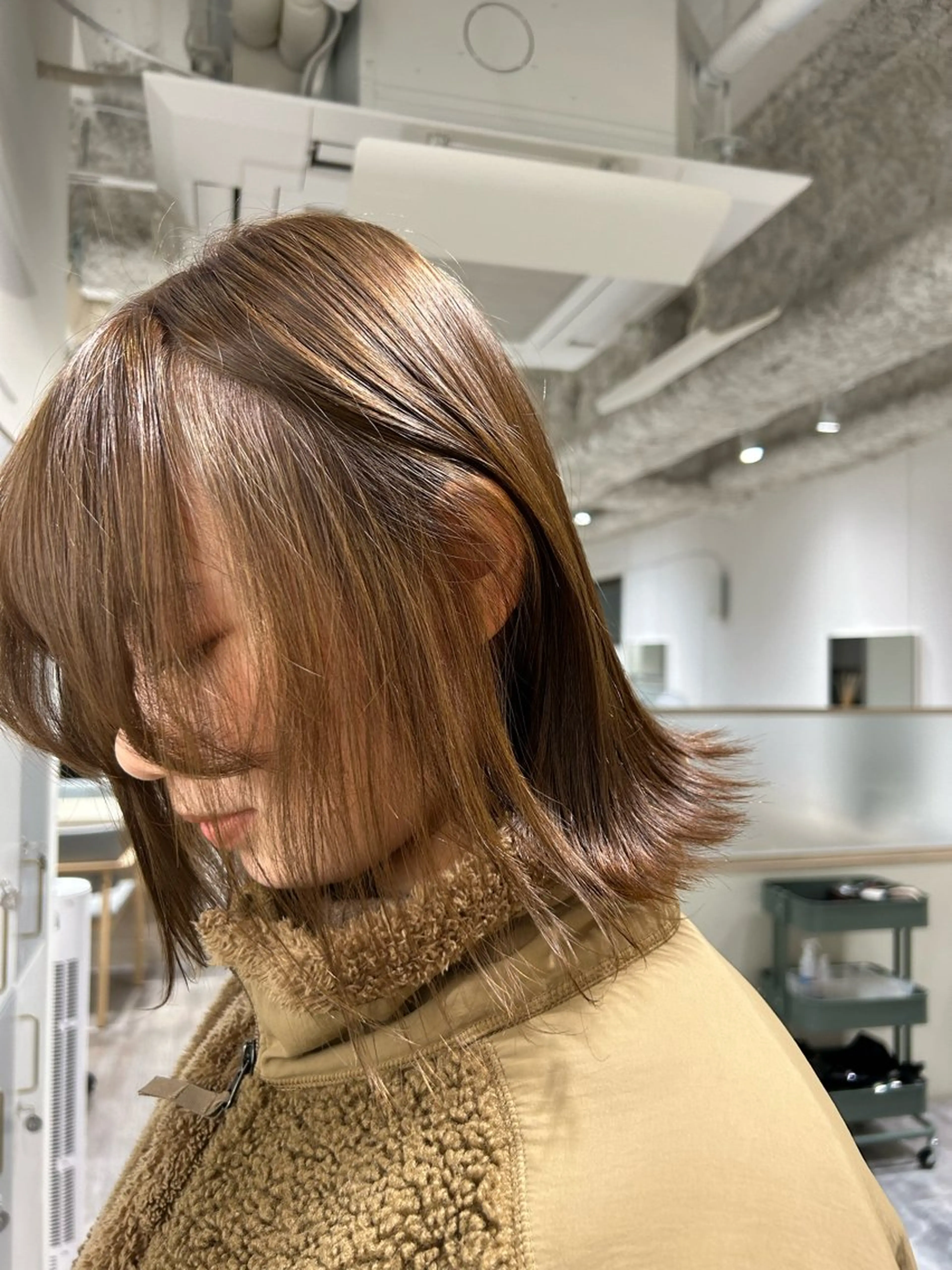 ショート カラー ベージュカラー 透明感カラー LOVEST  井上 亜未/ 暖色のヘアスタイル
