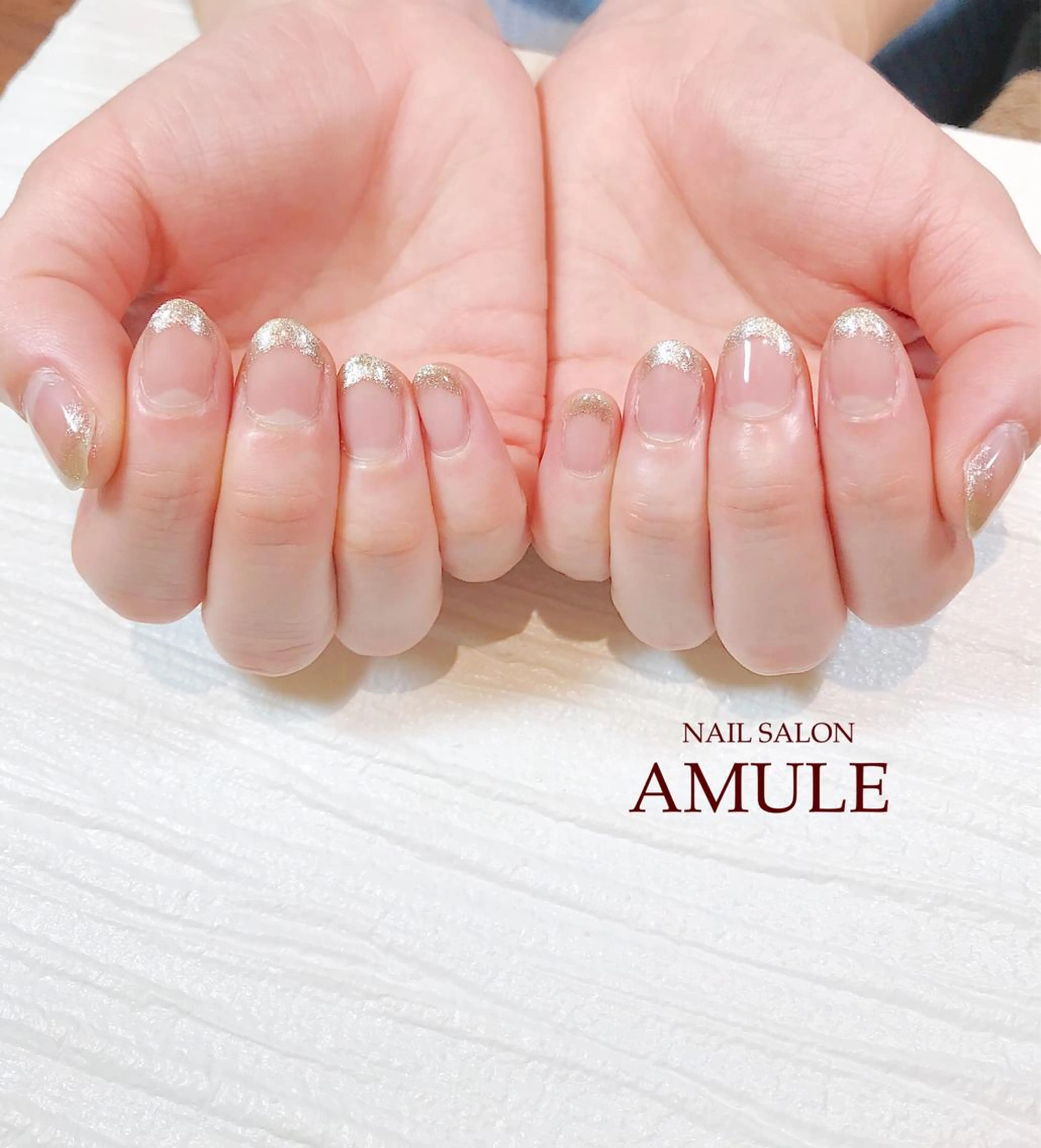ネイル フレンチネイル ジェルネイル マグネットネイル ハンドネイル NAILSALON AMULEのネイルデザイン