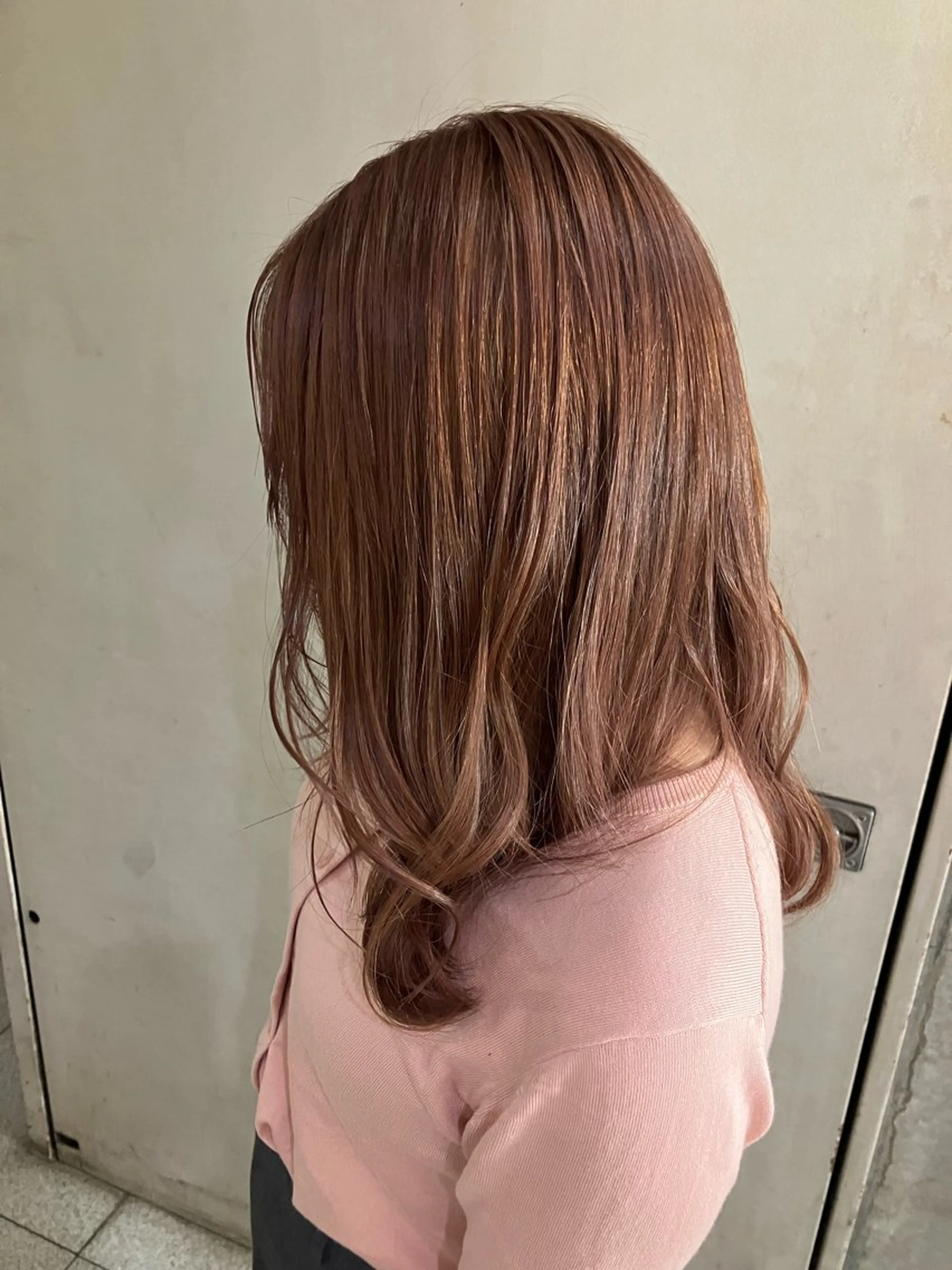 ミディアム カラー Legami 熊本（レガーミ）所属・清村 和音のヘアスタイル