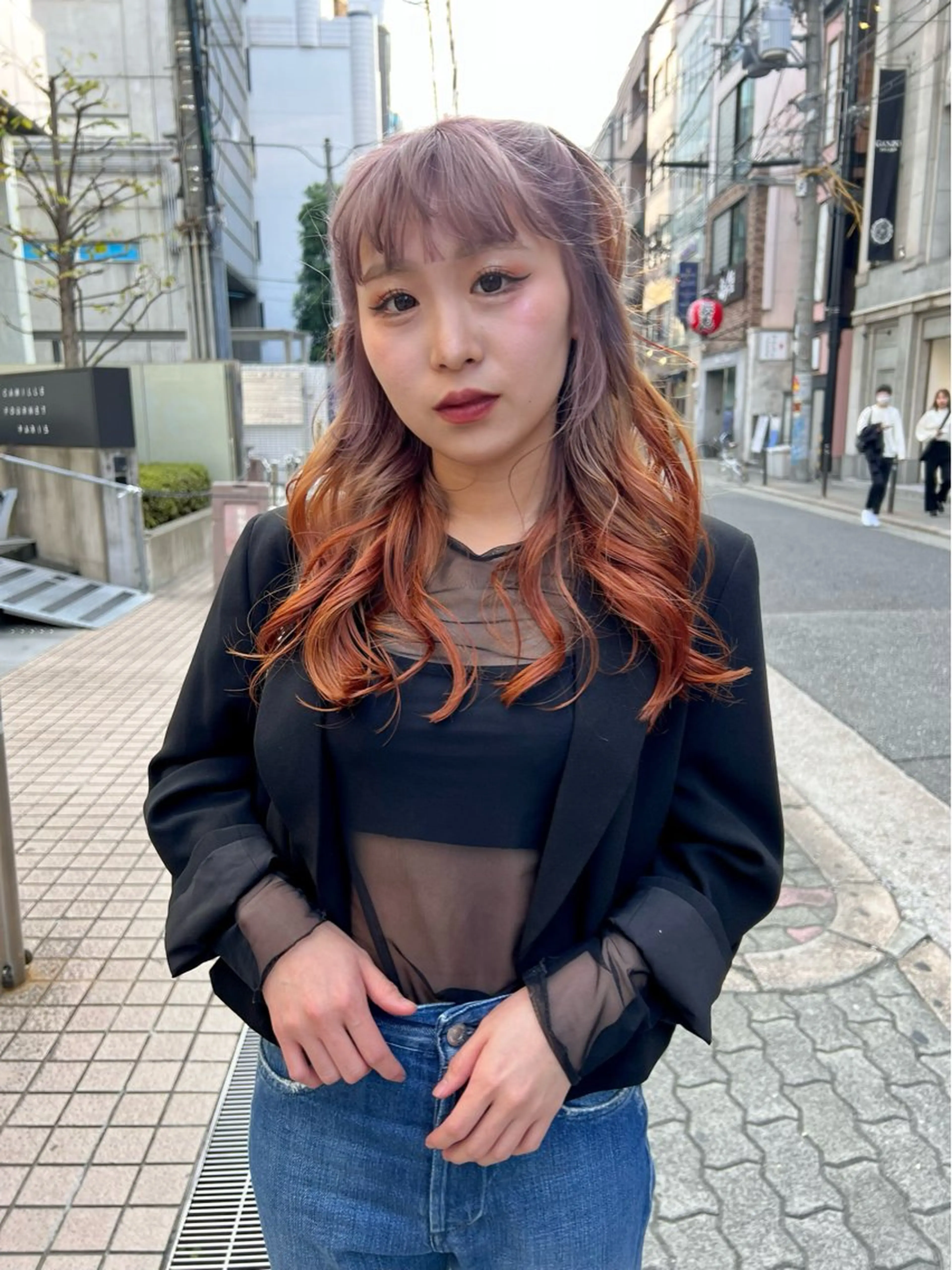 ロング カラー ロング ヘアカラー ハイトーンカラー🍑 maanaのヘアスタイル