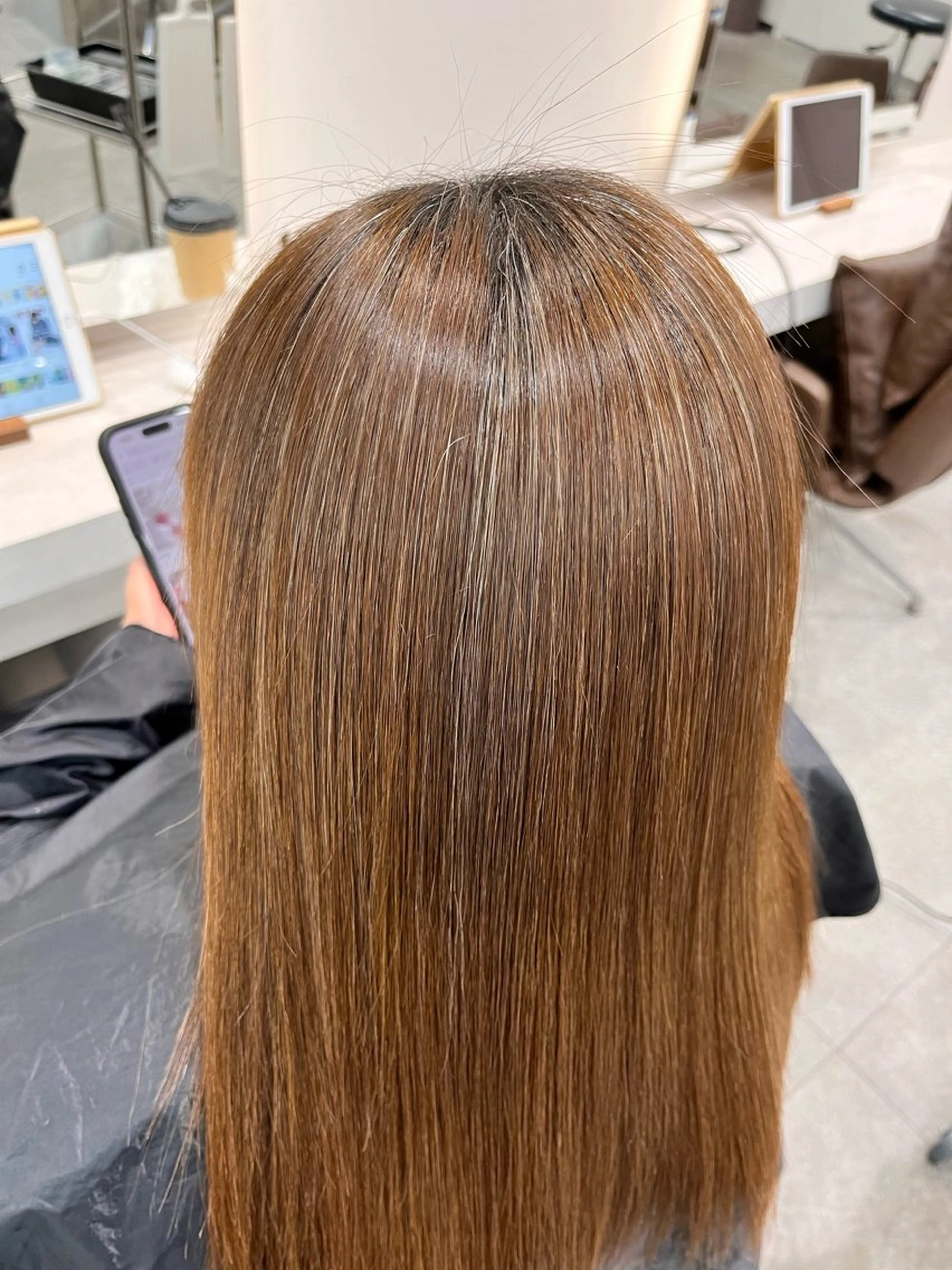 ミディアム 美髪×縮毛矯正 水上真由美😘のヘアスタイル