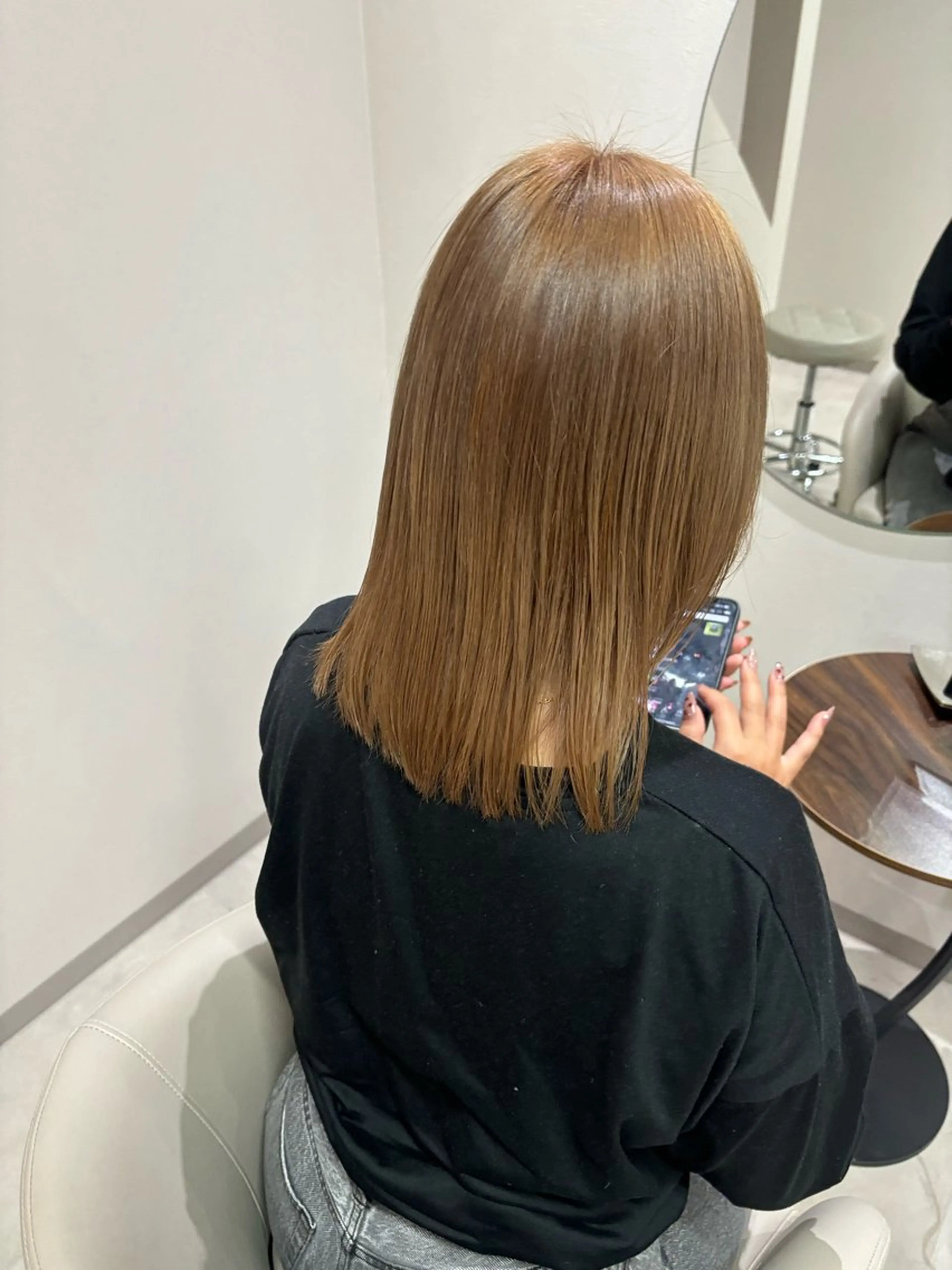 ミディアム カラー カット ヘアカラー 🐼 こゆきのヘアスタイル