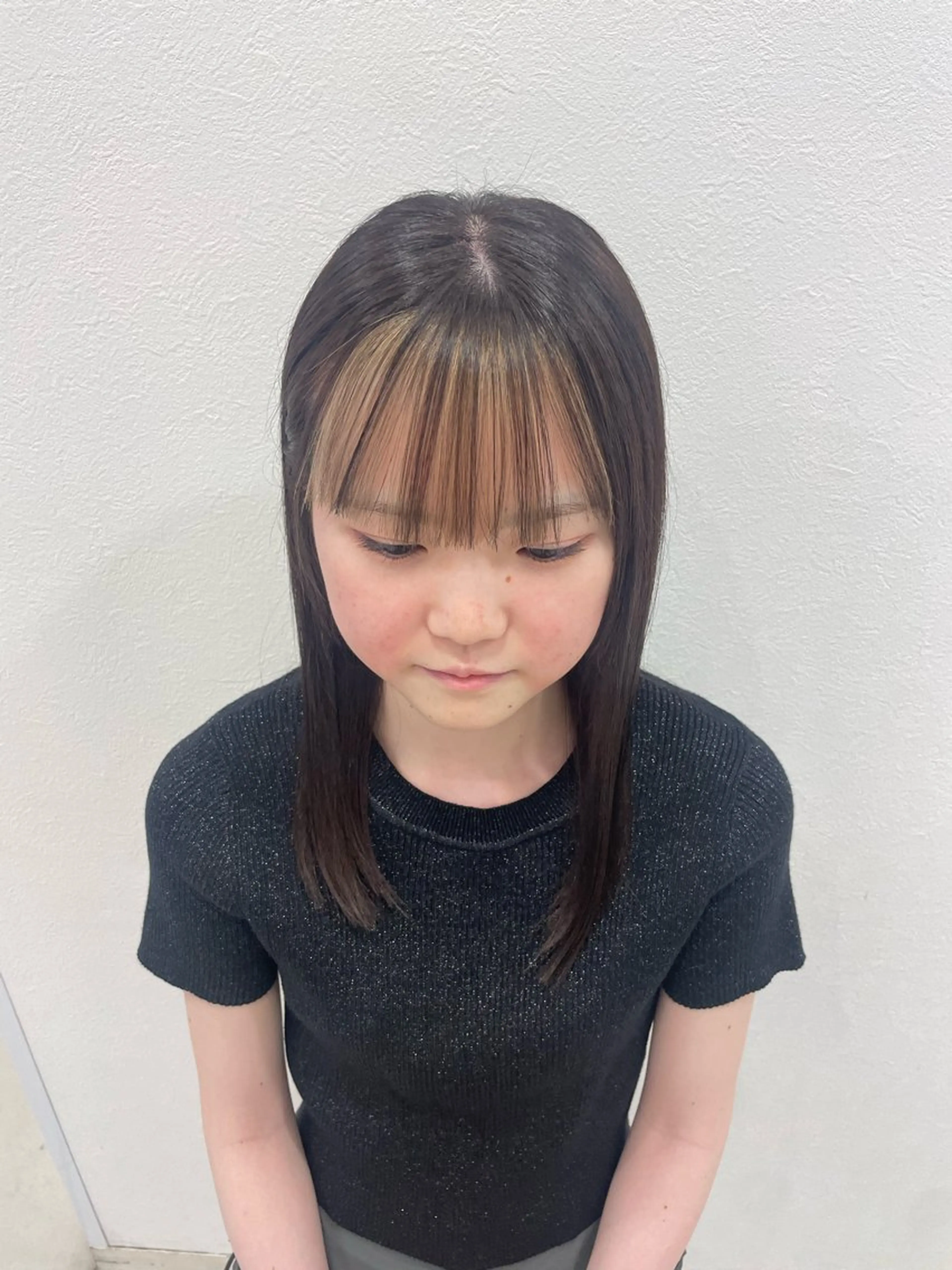 セミロング ヘアカラー diar大船所属・大船/透明感カラー ユラのヘアスタイル