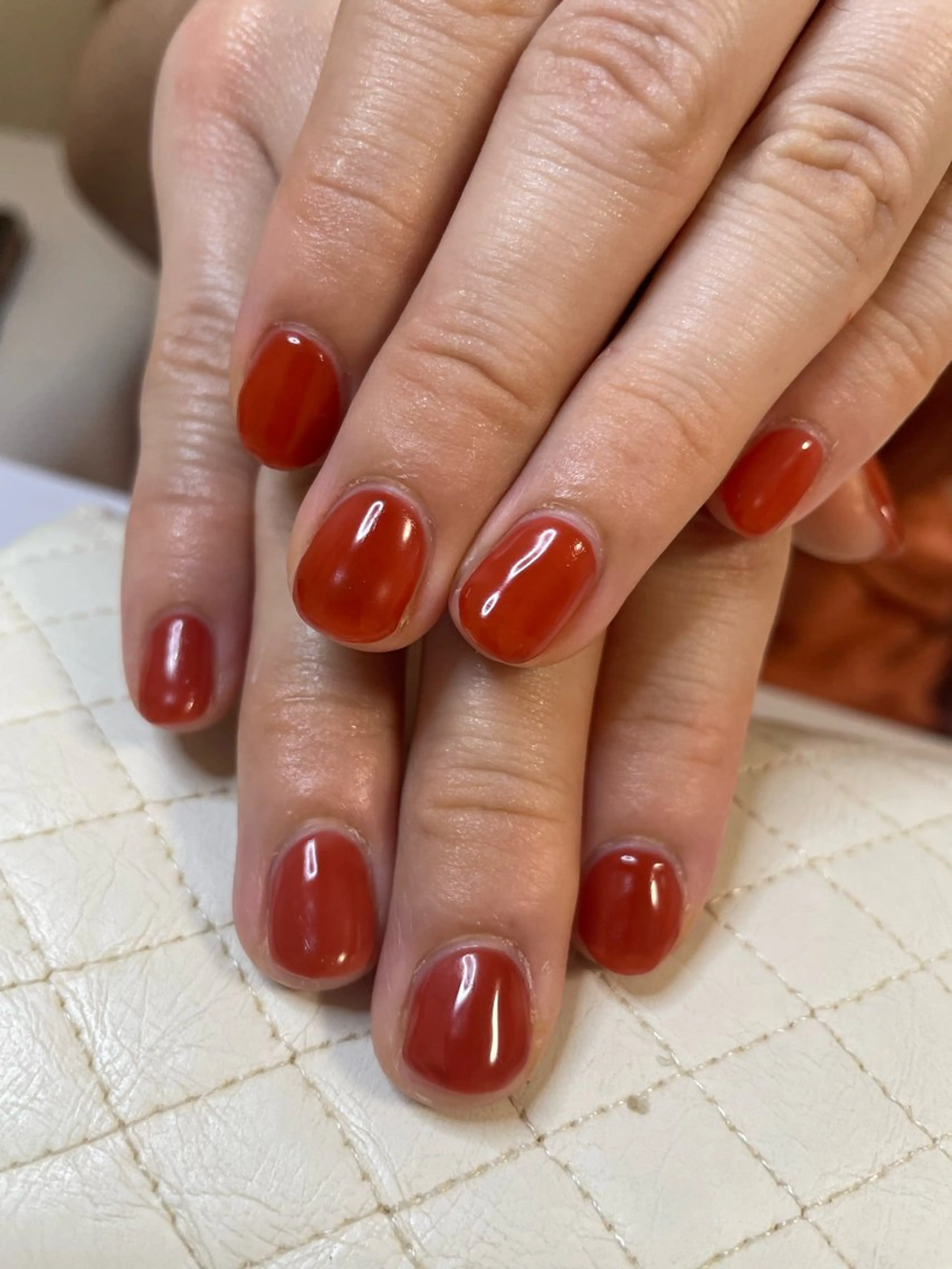ネイル ワンカラーネイル eyenailist NANAのネイルデザイン