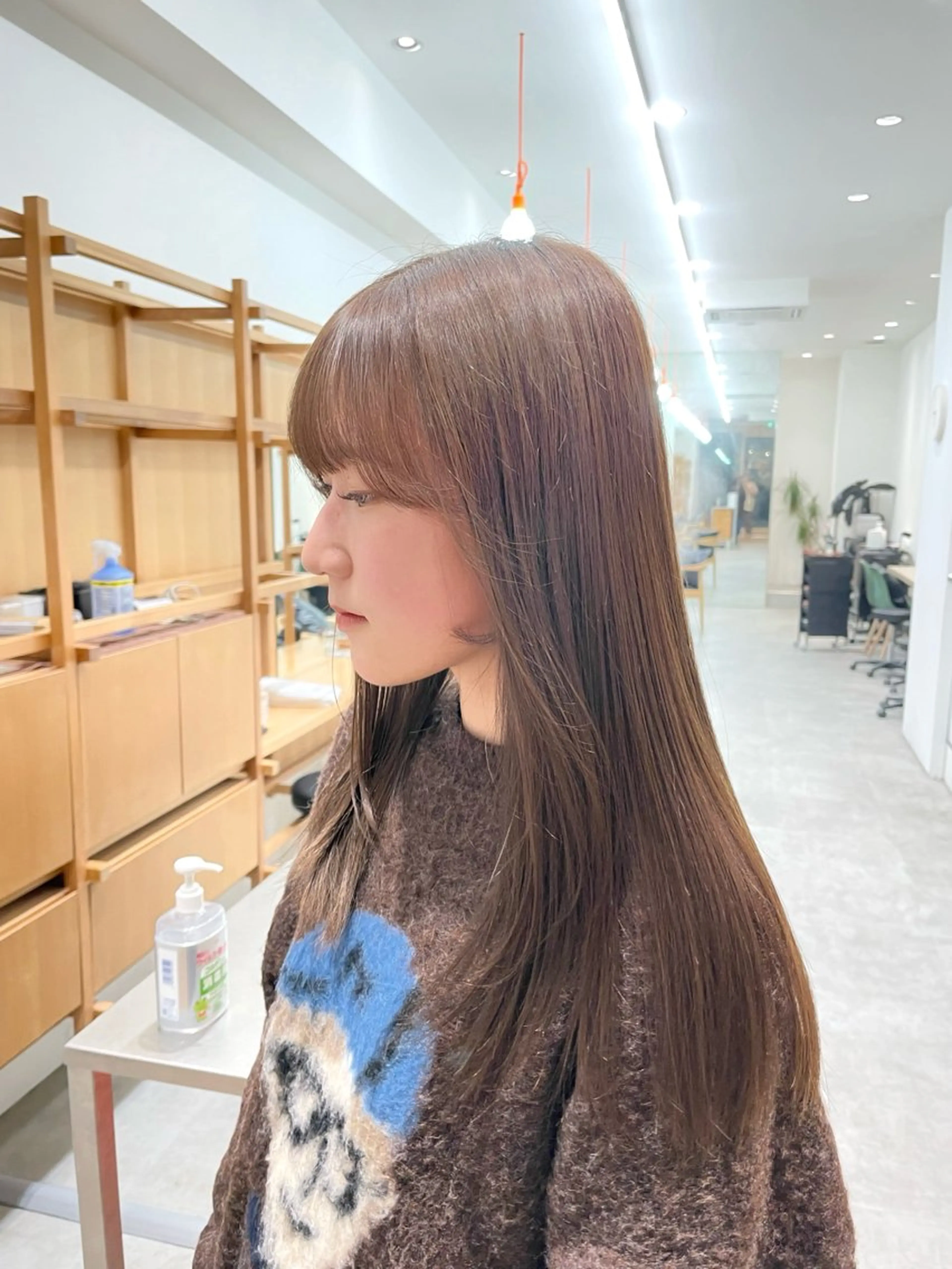 カラー ベージュカラー ブリーチ 透明感カラー ブリーチなしカラー ヘアカラー トリートメント Say.所属・🐣Say. ひらいで ななみ🐣のヘアスタイル