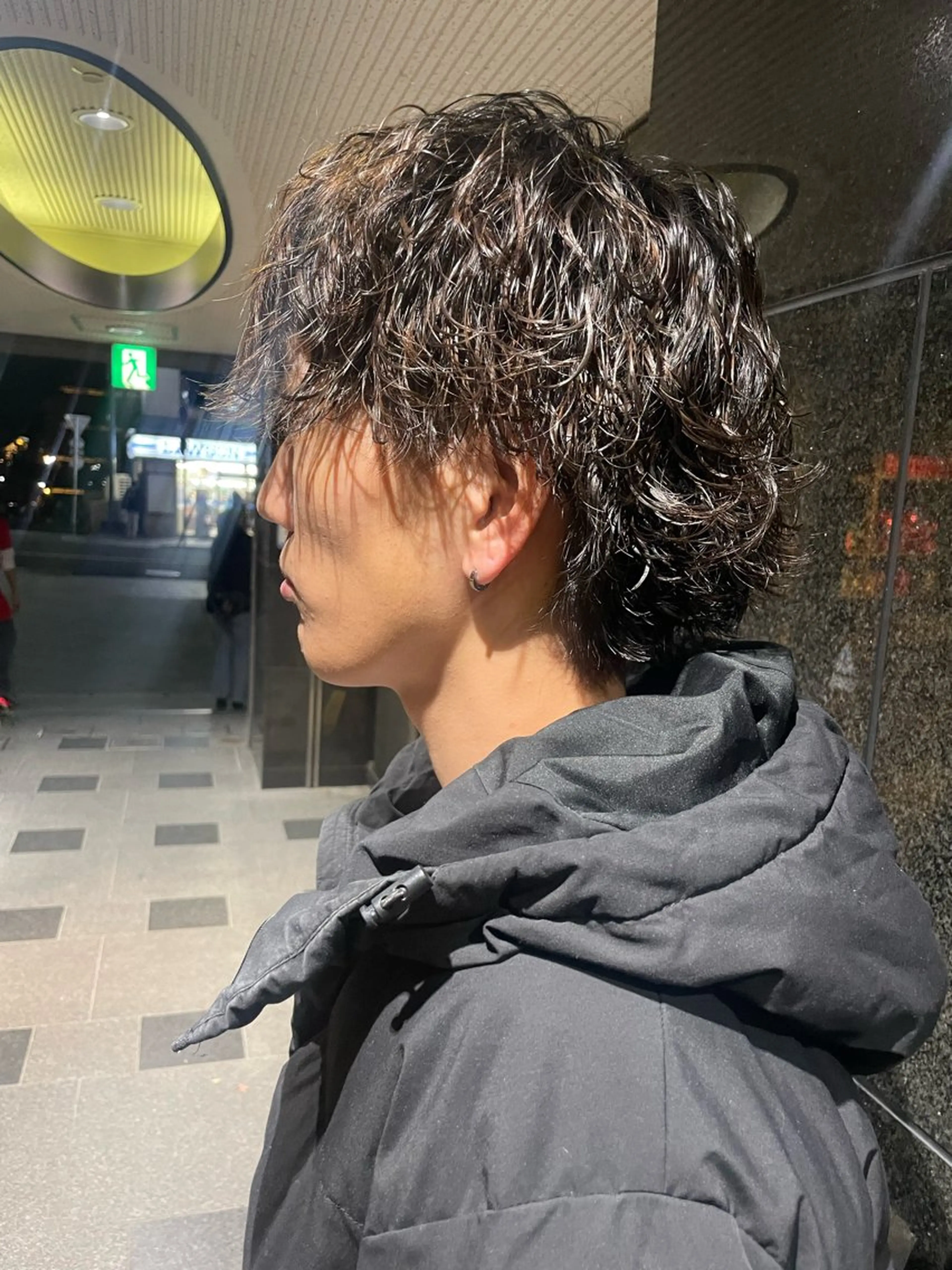 パーマ ウルフカット カット パーマ 佐藤 綾郁のヘアスタイル