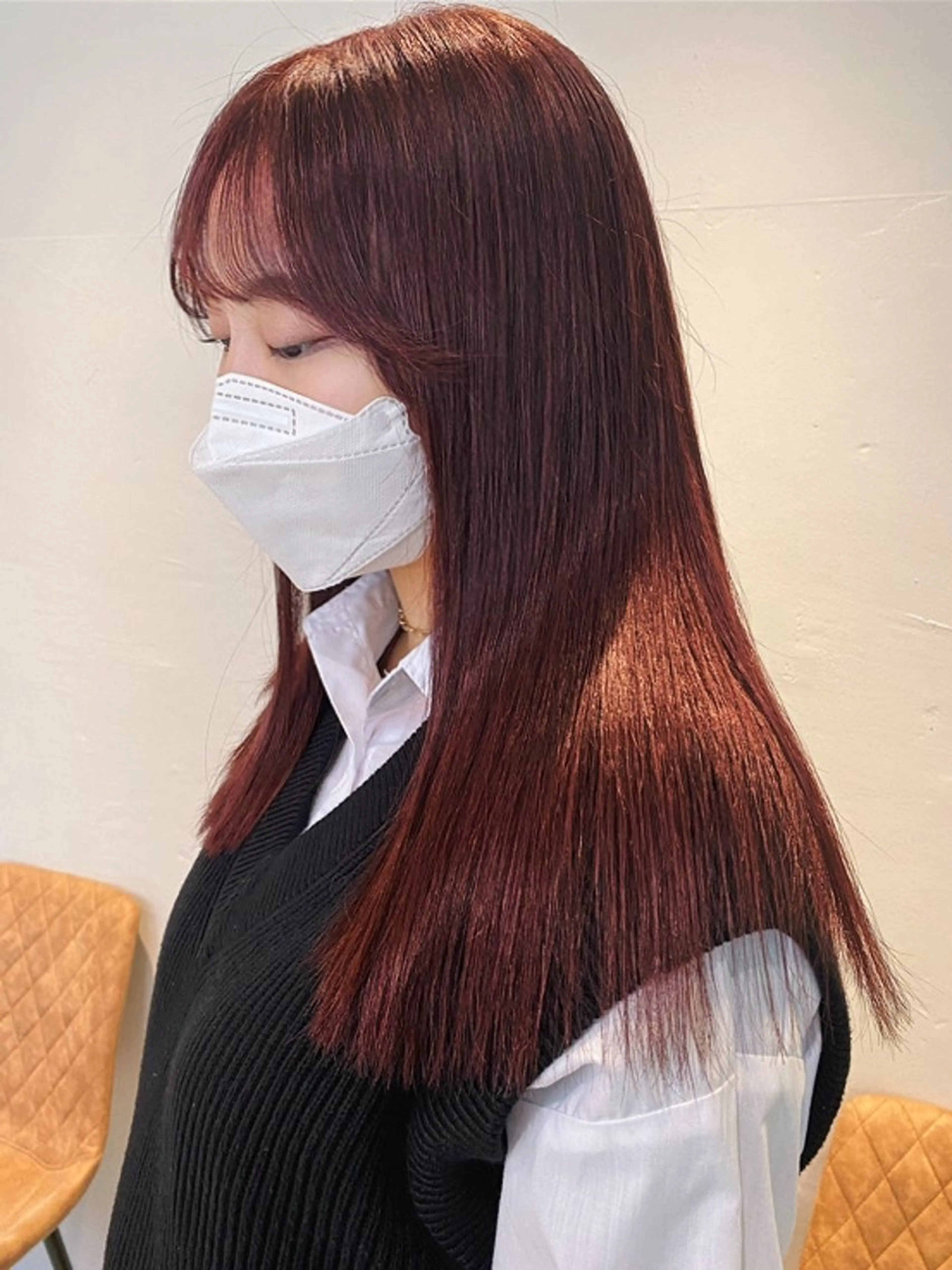 カラー ヘアカラー AO所属・RISAKO 艶髪モテヘア🎀府中のヘアスタイル