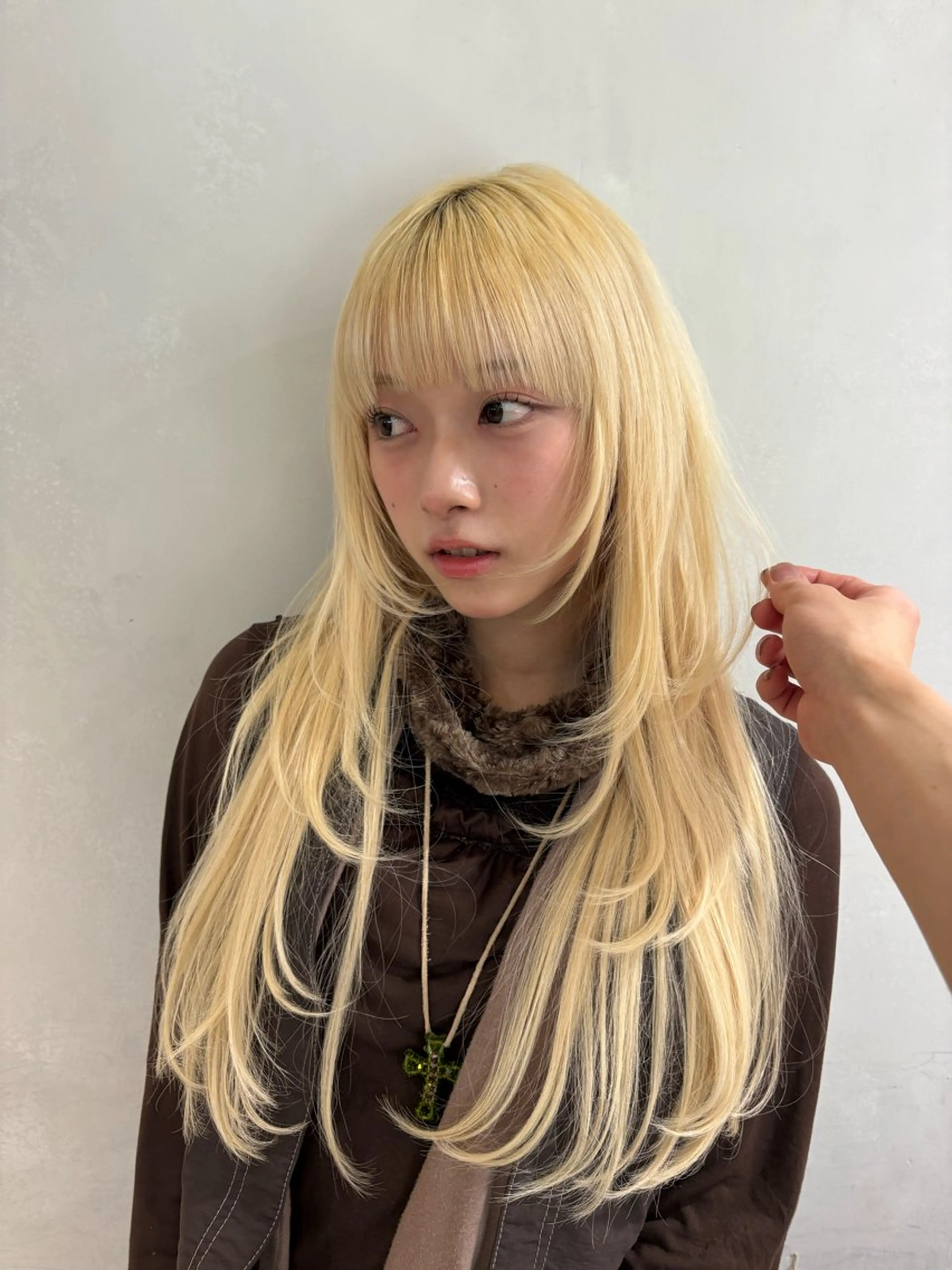 ミディアム カラー カット ヘアカラー トリートメント 浅倉艶🐈‍⬛ /ウルフ/レイヤーのヘアスタイル