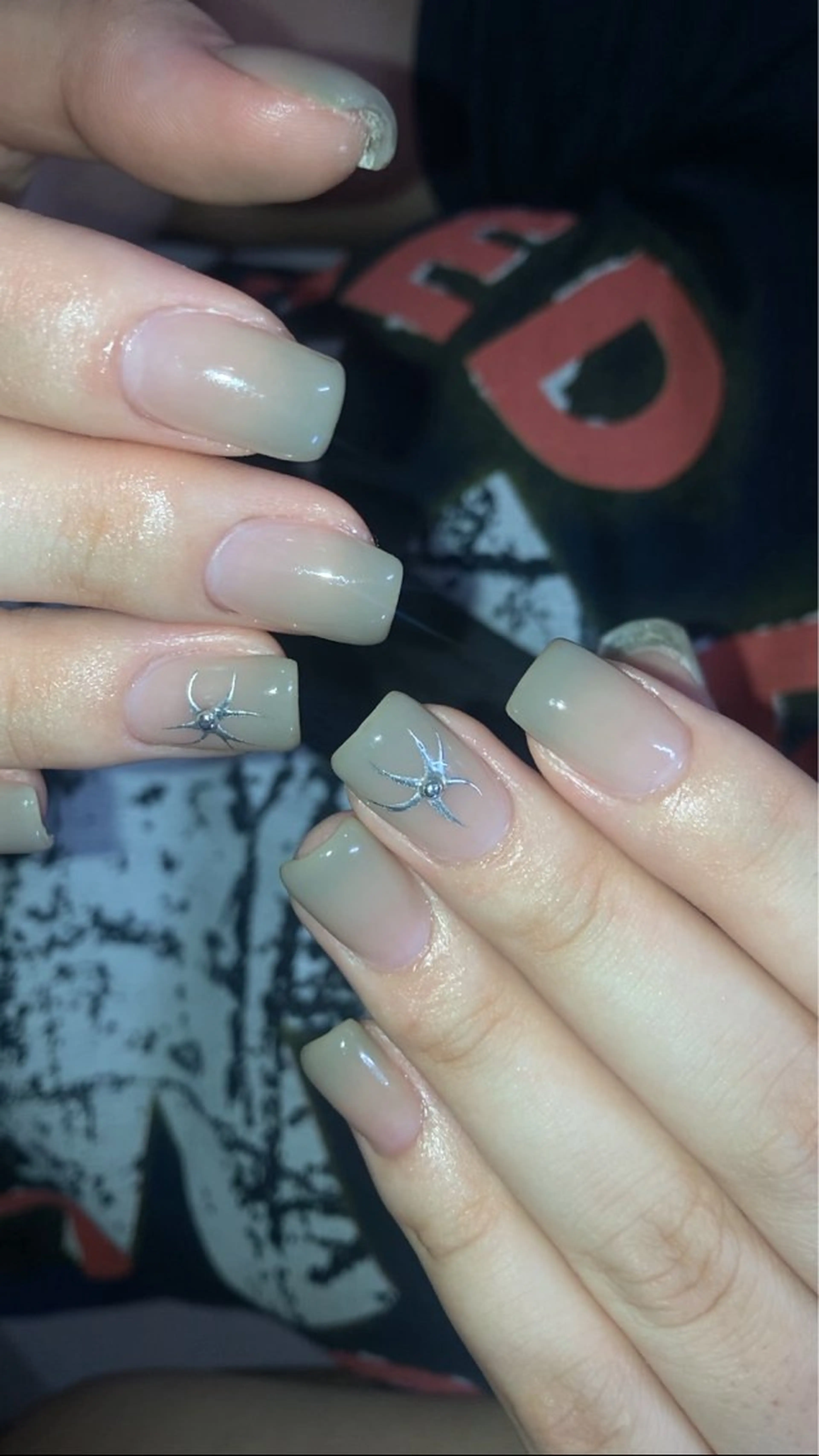 ネイル アートネイル ハンドネイル フットネイル kana/モード ・グランジ⛓🎼のネイルデザイン