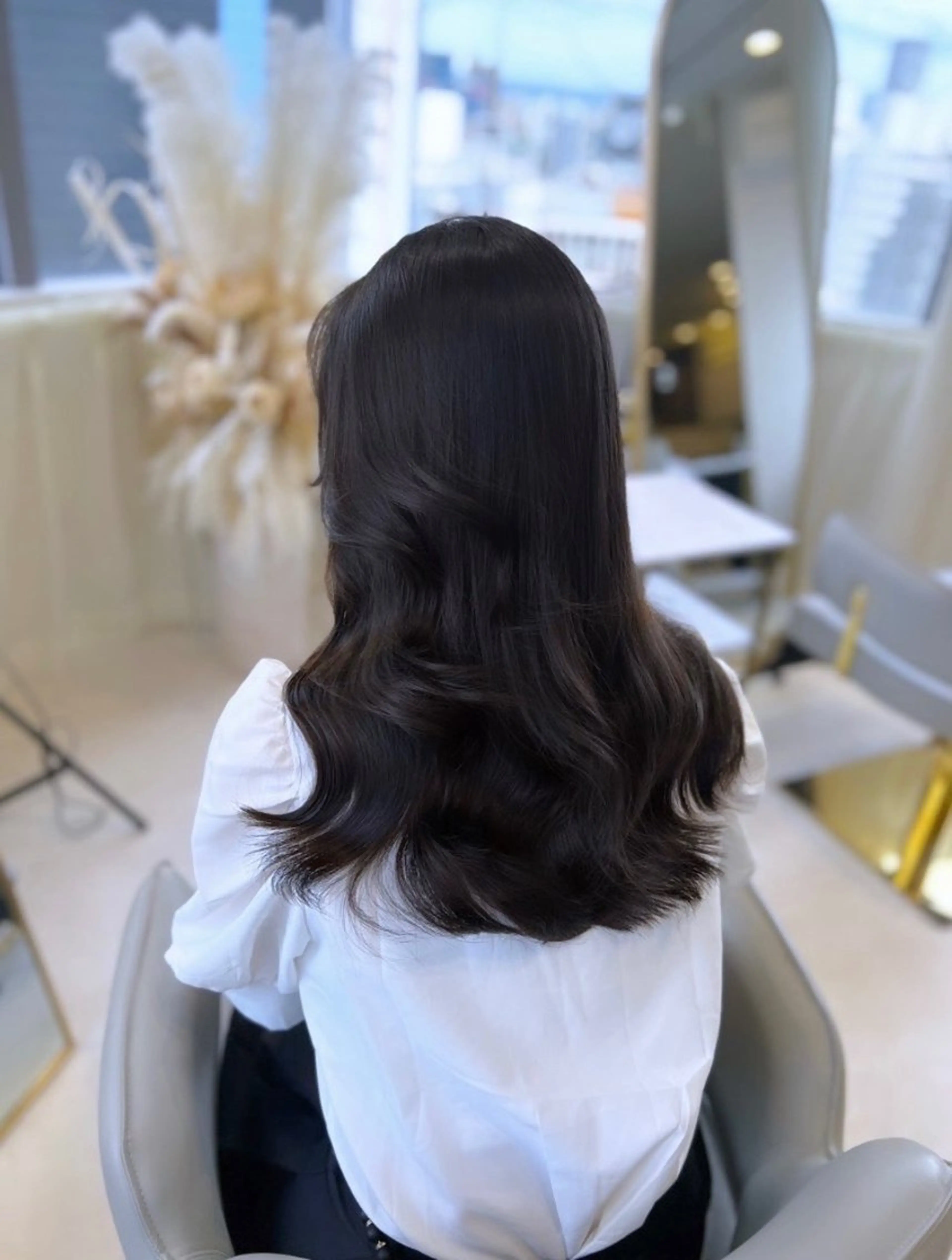 ロング カラー ヘアカラー トリートメント 🖤韓国･網紅 KOYUKI🖤のヘアスタイル