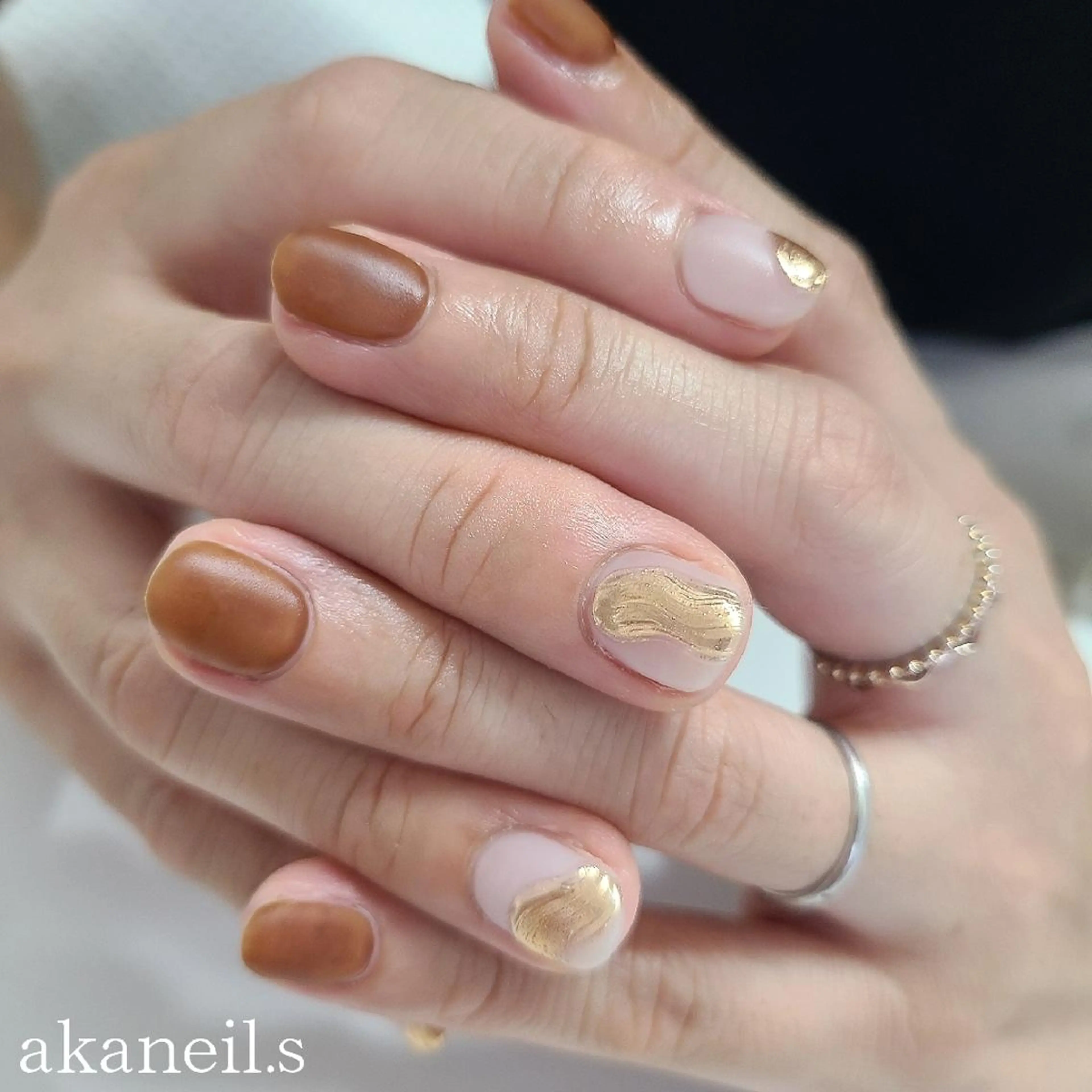 ネイル マットネイル 【akaneils】 アカネのネイルデザイン