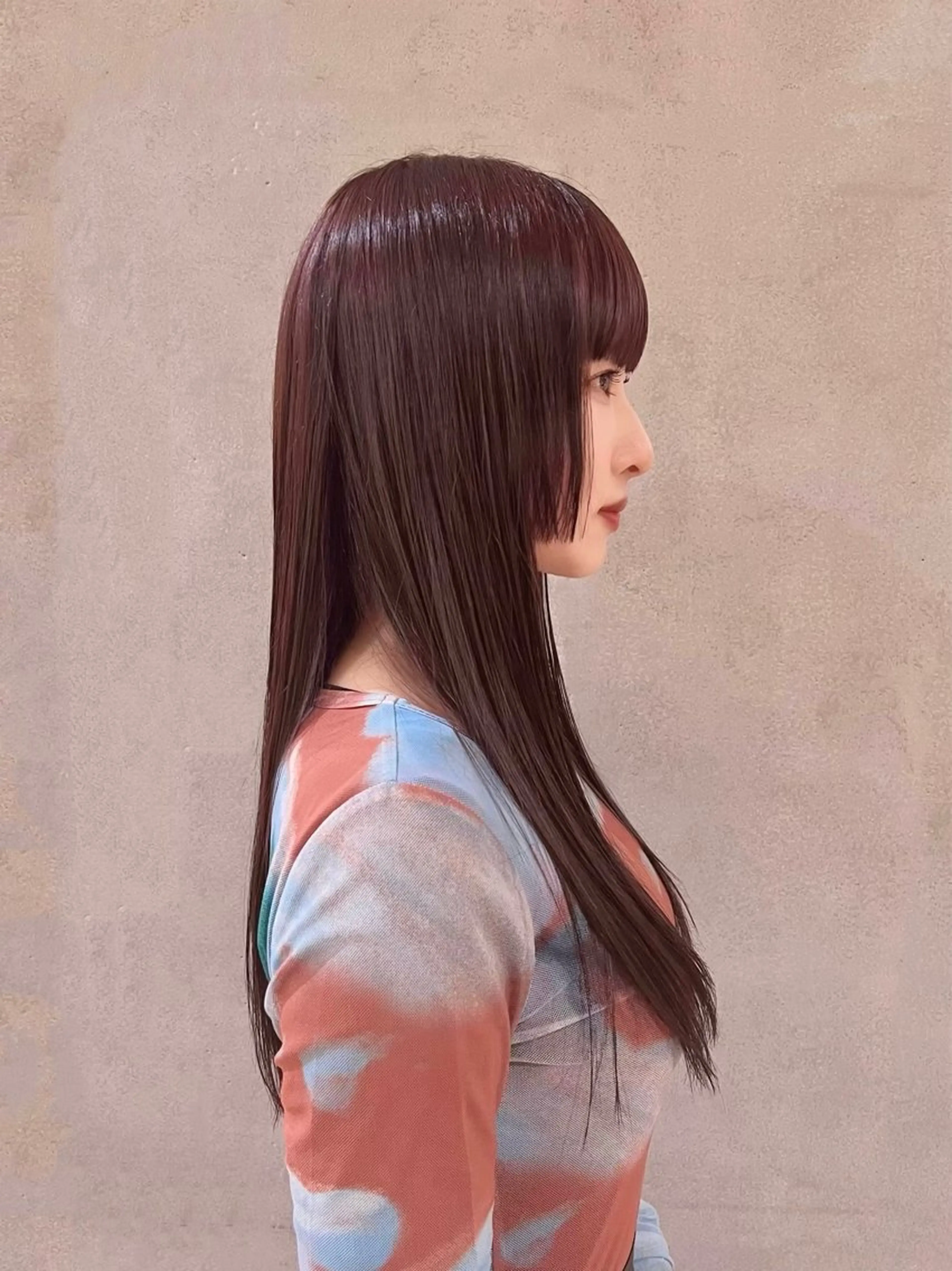 ロング Say.石川葵 ショートボブ前髪のヘアスタイル
