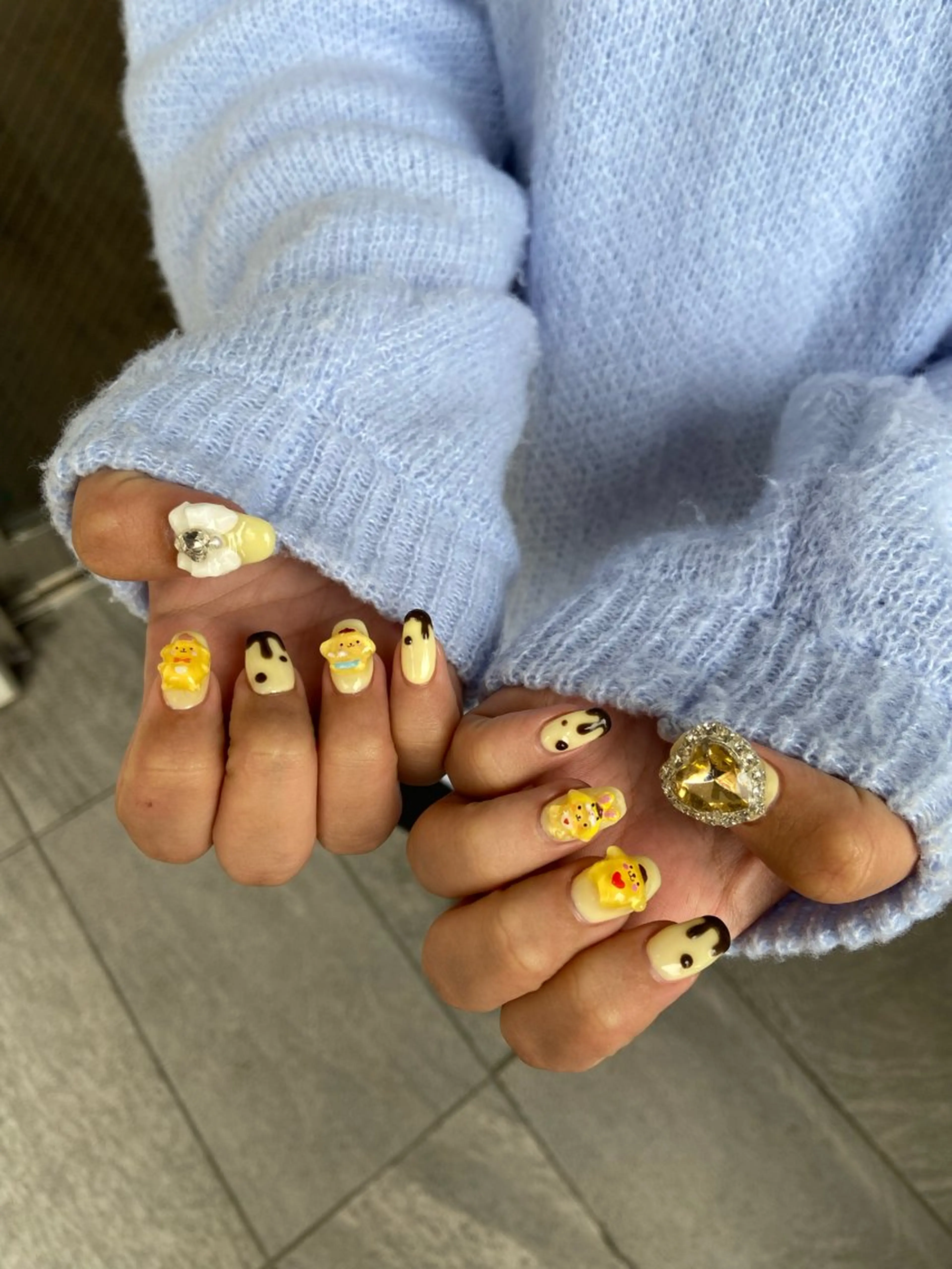 ネイル ハンドネイル 🧸プルエクステ❤︎ ネイルKAO🧸のヘアスタイル