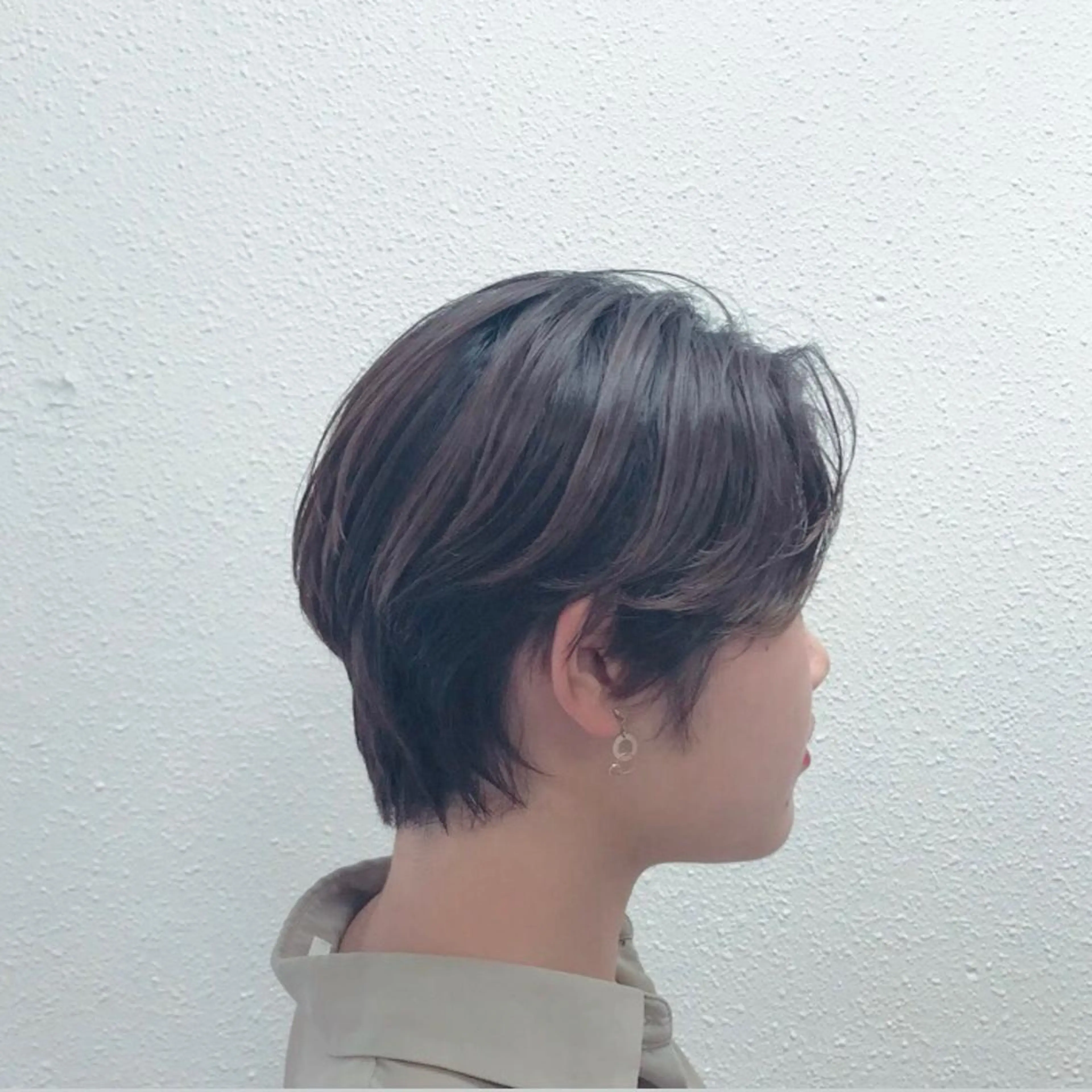 ショート カラー メッシュ ショートヘア 韓国　縮毛矯正 髪質改善　木村のヘアスタイル