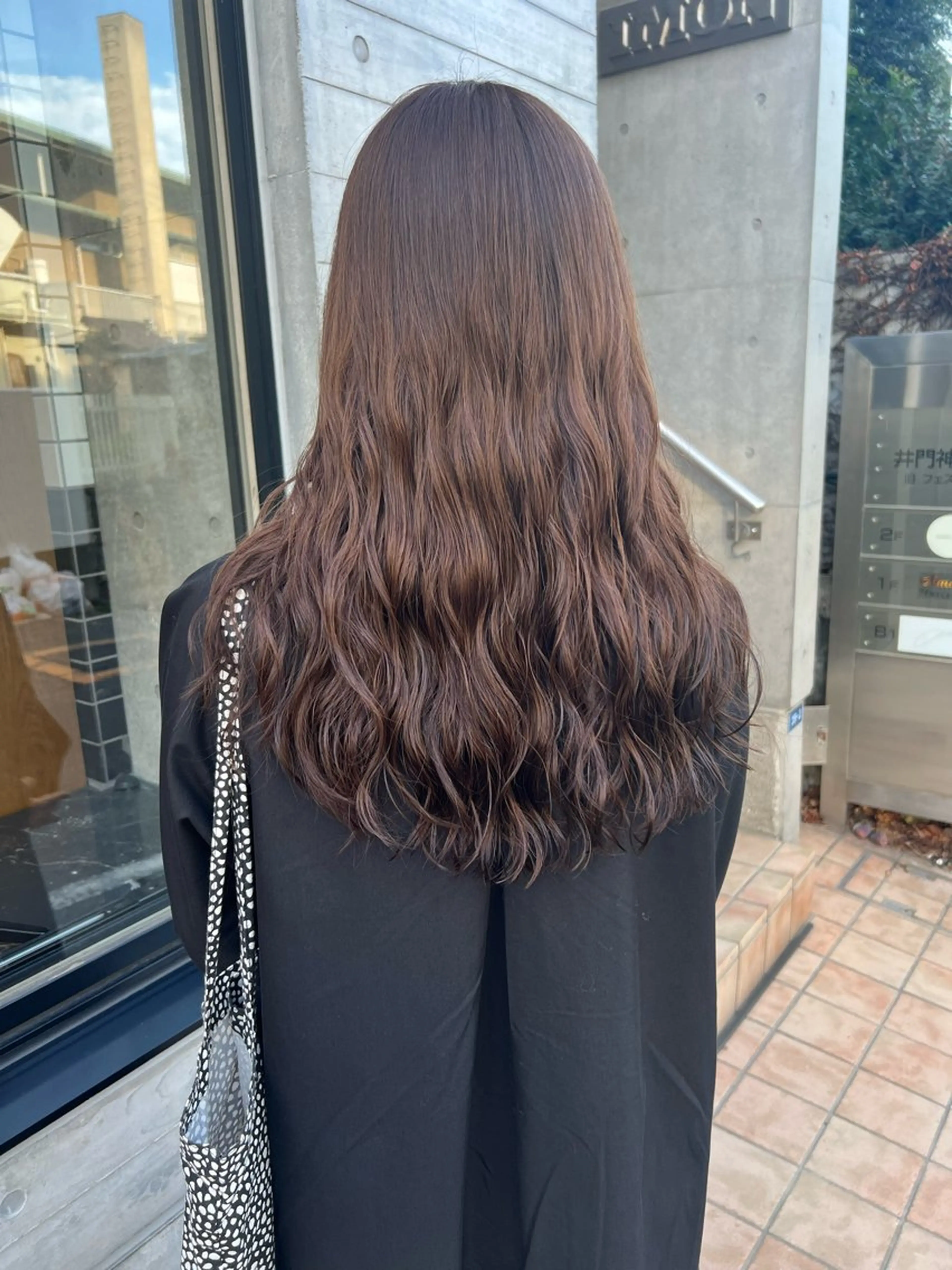 ロング パーマ デジタルパーマ カット パーマ トリートメント 【arc】Ruri コテ巻き風パーマのヘアスタイル