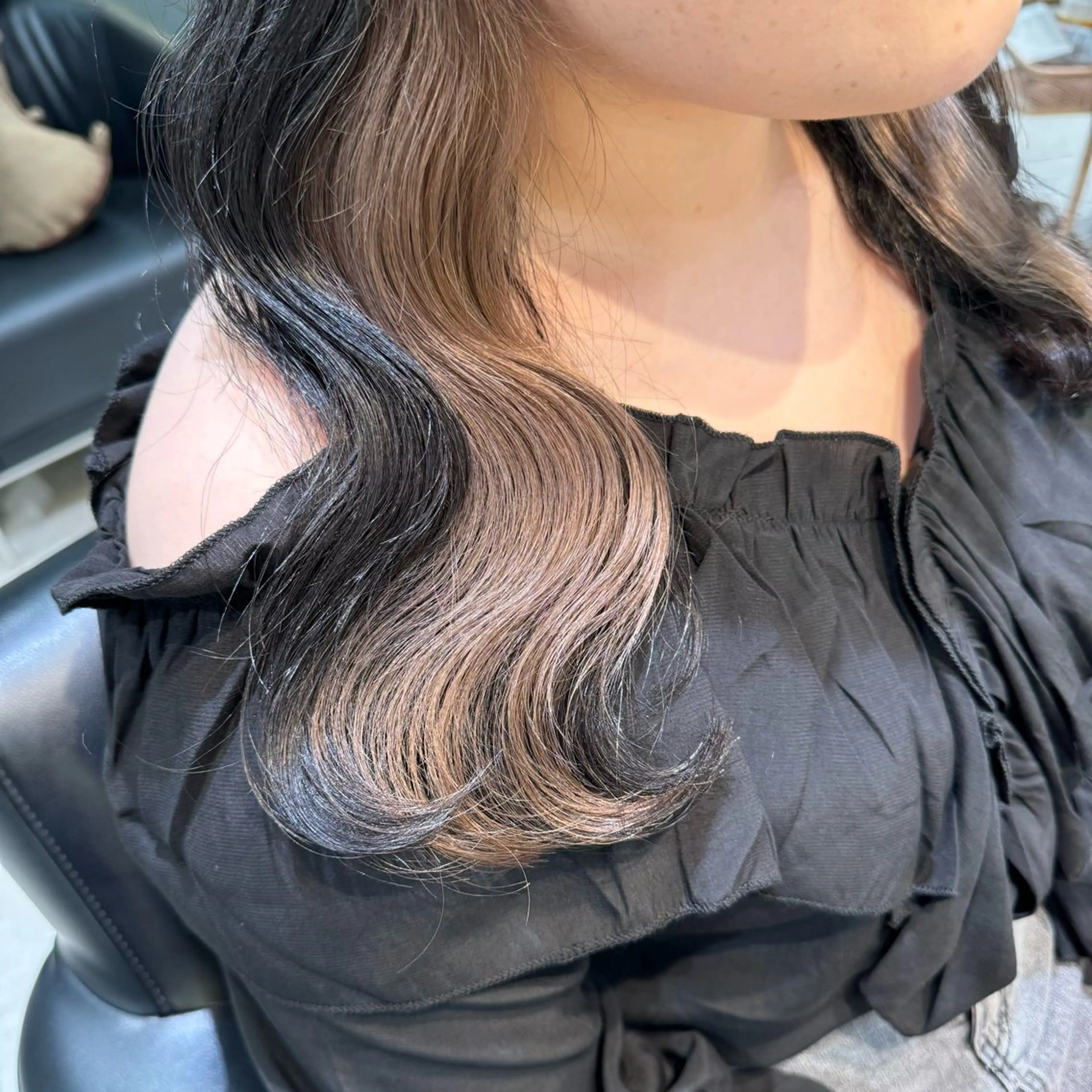 ロング カラー ヘアカラー トリートメント 🍪ﾖｼｲﾊﾙﾈ🍪 ﾗﾍﾞﾝﾀﾞｰｶﾗｰのヘアスタイル