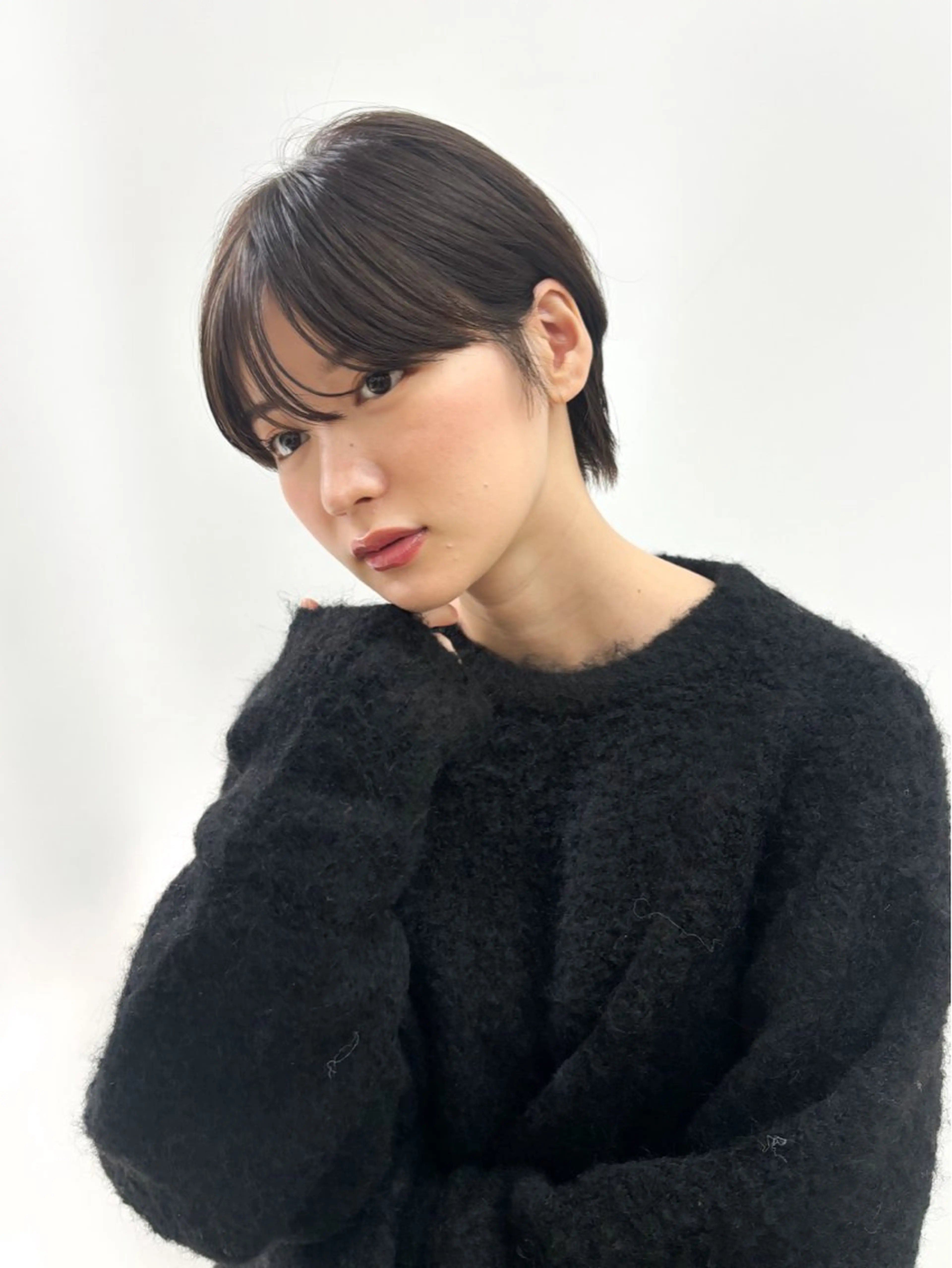 ショート 透明感抜群オリーブ/ ショウキのヘアスタイル