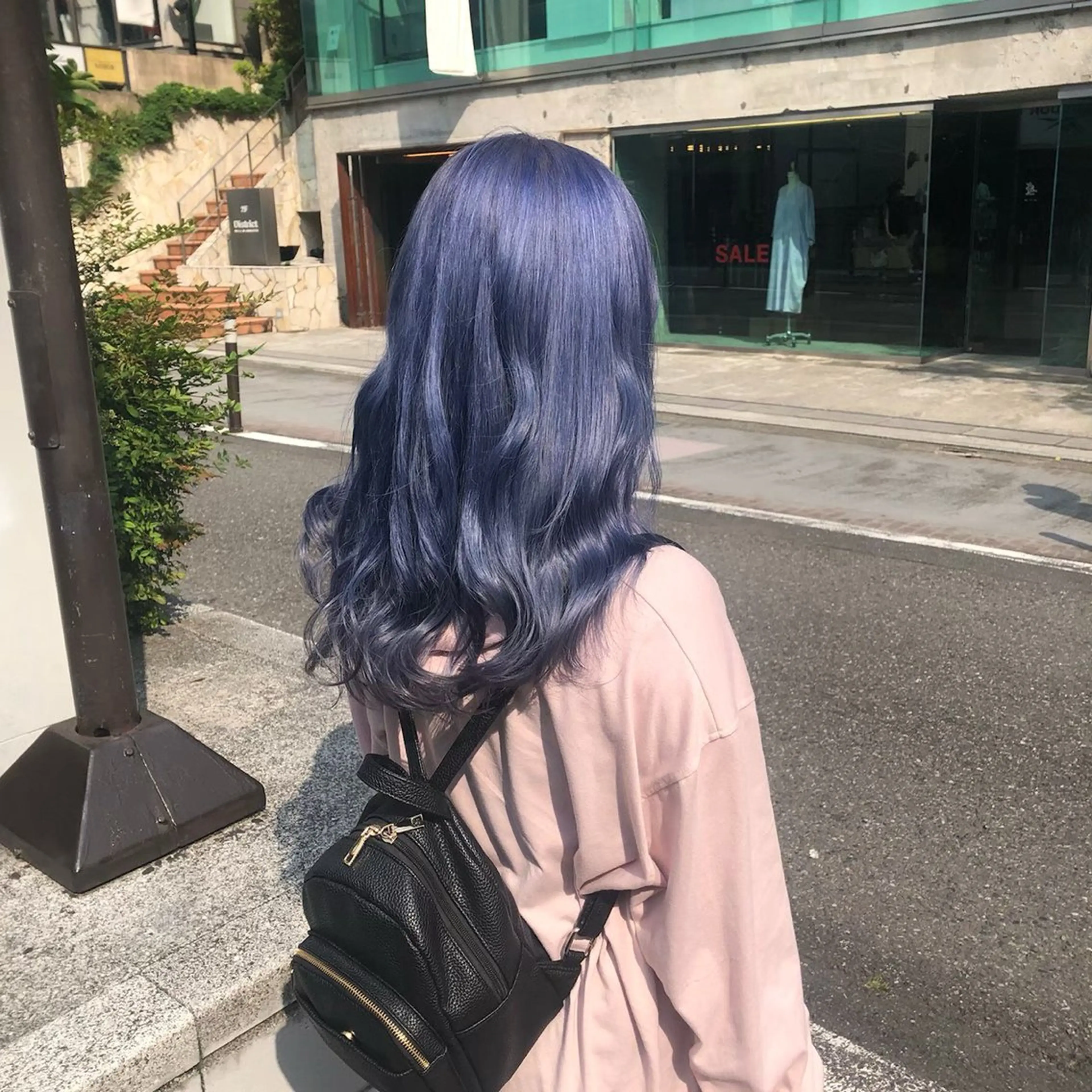 ロング カラー メンズカット縮毛矯正 スパイラルShionのヘアスタイル