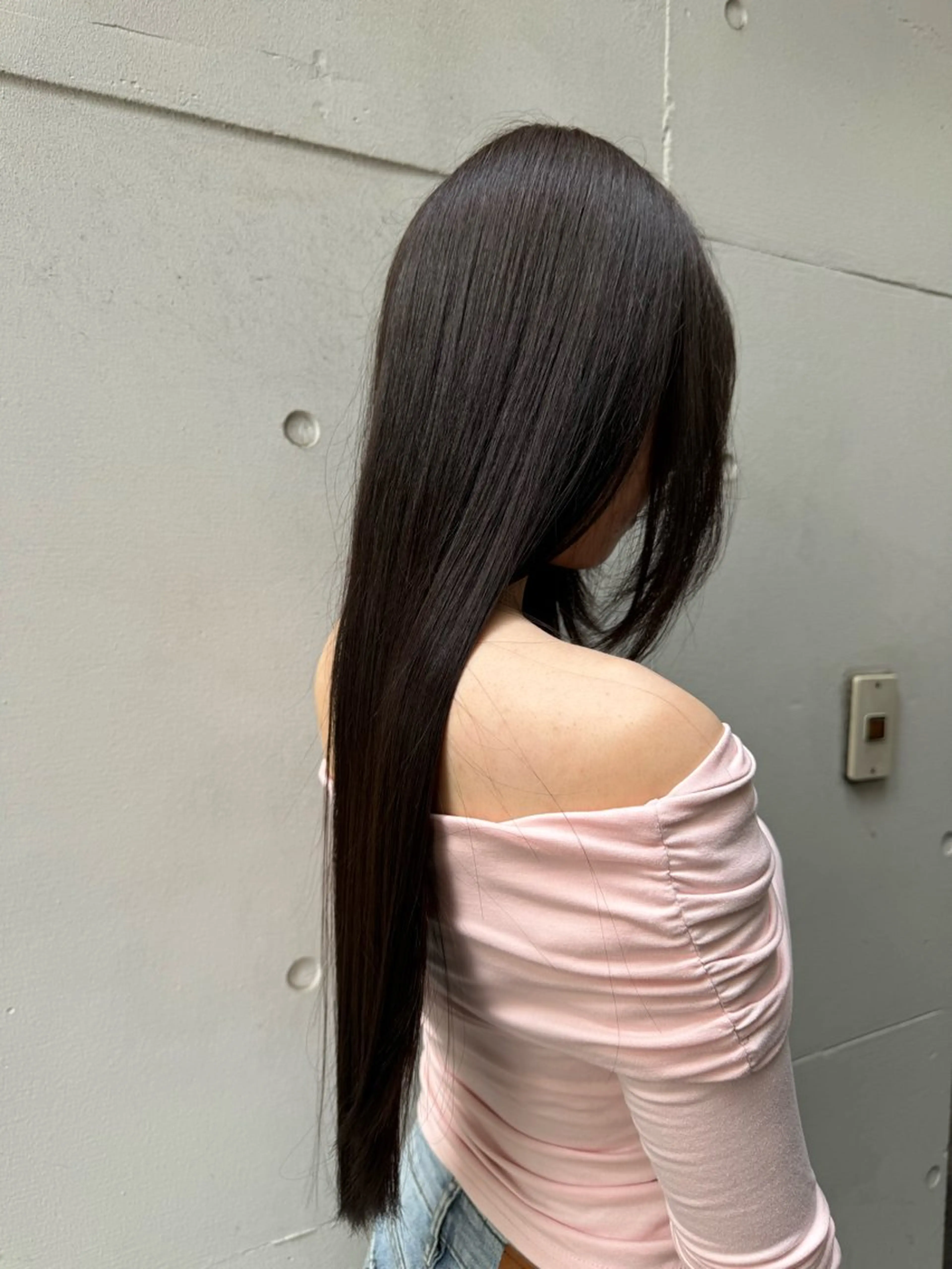 ロング 髪質改善 レイヤーカット Luxe表参道 髪質改善　奈良のヘアスタイル