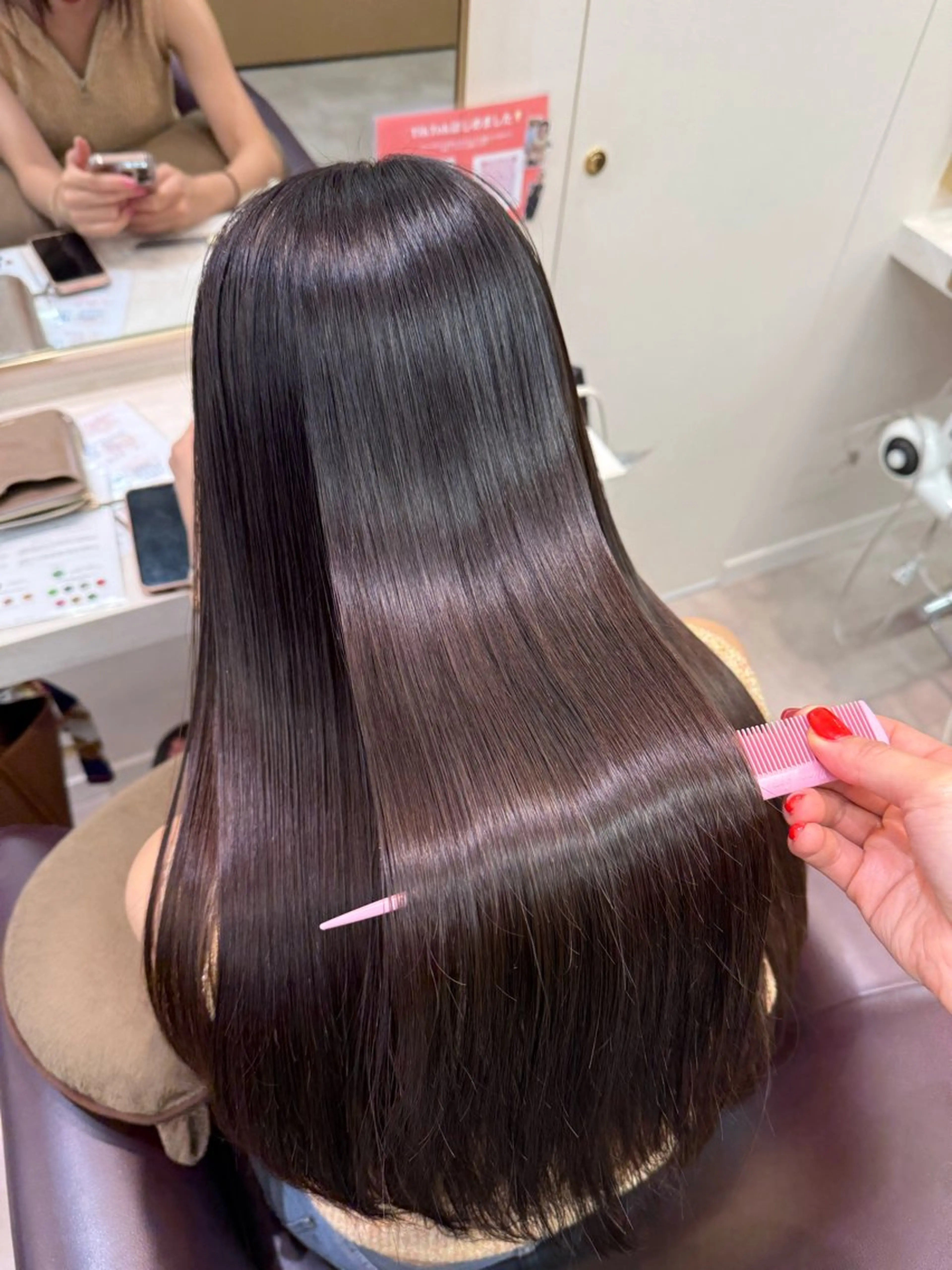 ⚠️残り3枠⚠️【縮毛矯正】格安クーポン💖お時間に余裕を持ってご来店ください❗️事前カウンセリング必須💡の写真