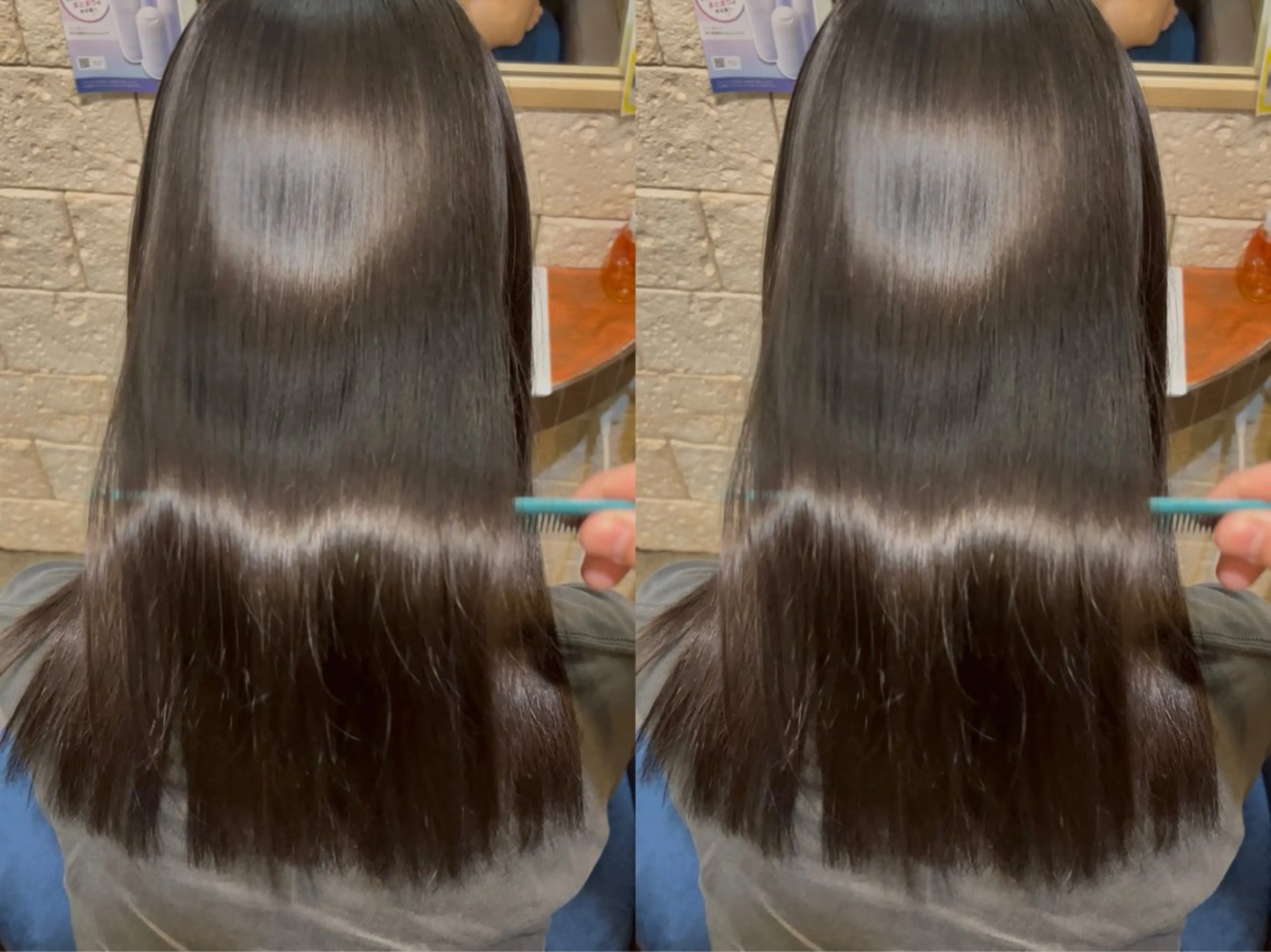 セミロング 縮毛矯正 シュモレ ポルターレ所属・髪質改善/東雲 美髪縮毛矯正/小坂翔のヘアスタイル