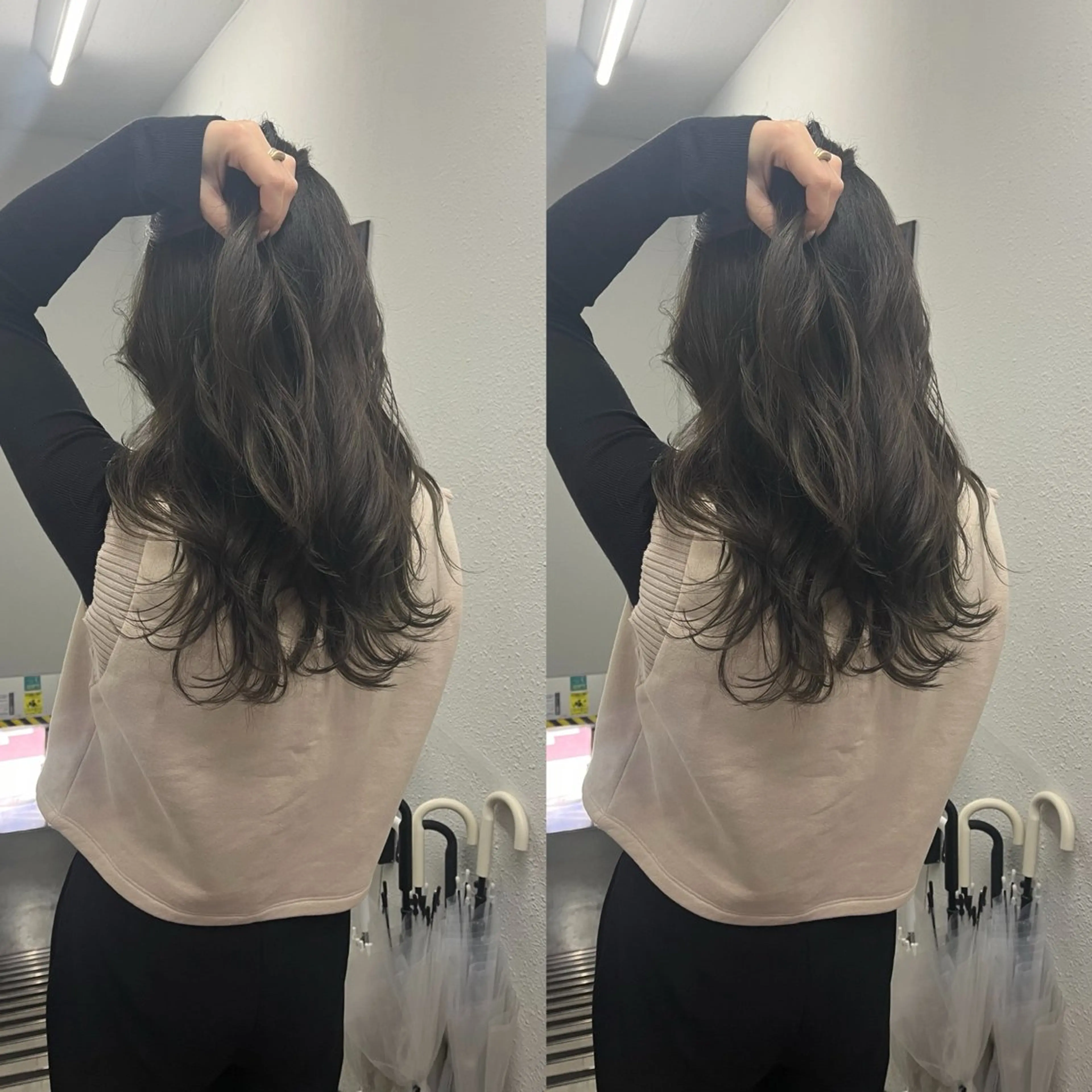 ロング カット ヘアカラー 💗レイヤーショート ボブ艶髪/竜也💗のヘアスタイル