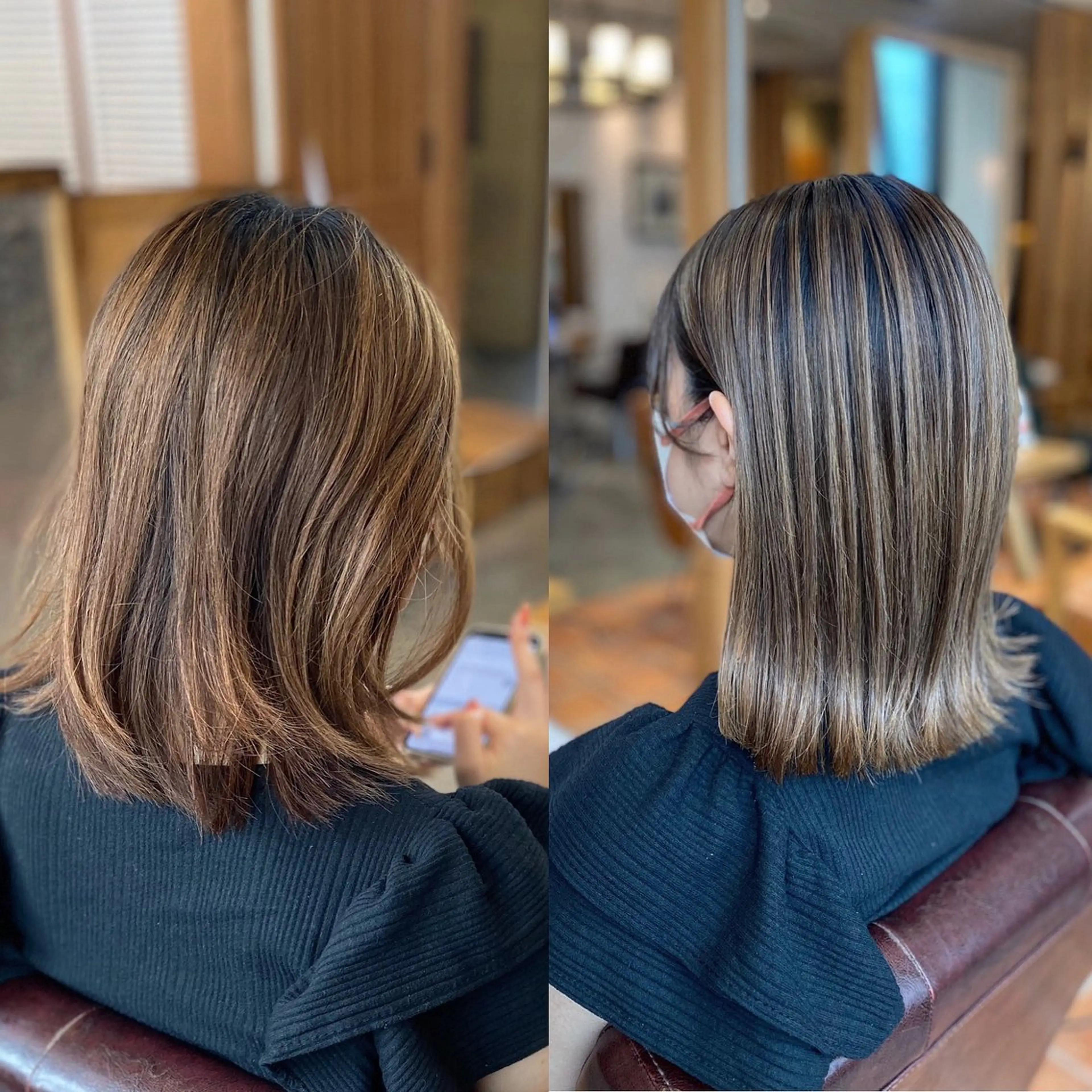 ミディアム カラー カット ヘアカラー 木村丈晴✂️ご来店 お待ちしてます😊のヘアスタイル