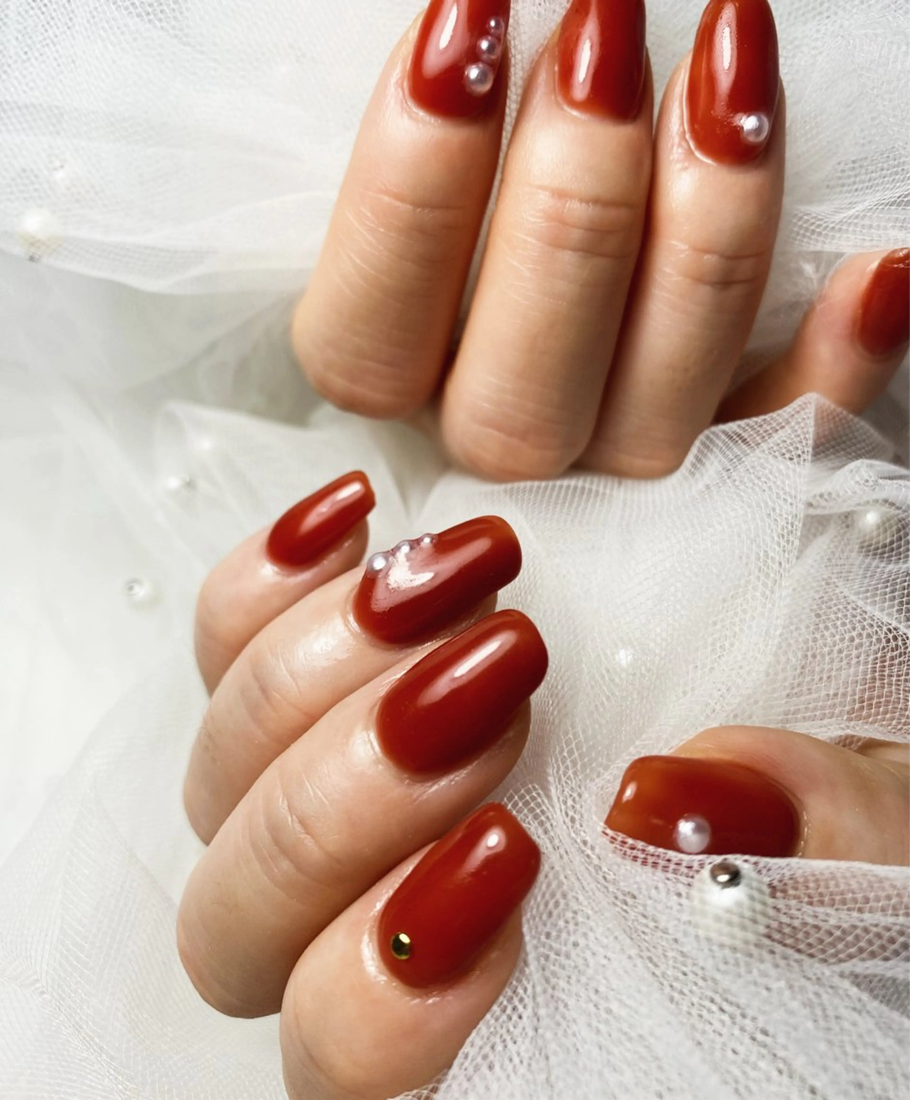 ネイル ワンカラーネイル ハンドネイル BavardageNail所属・Bavardage Nailのネイルデザイン