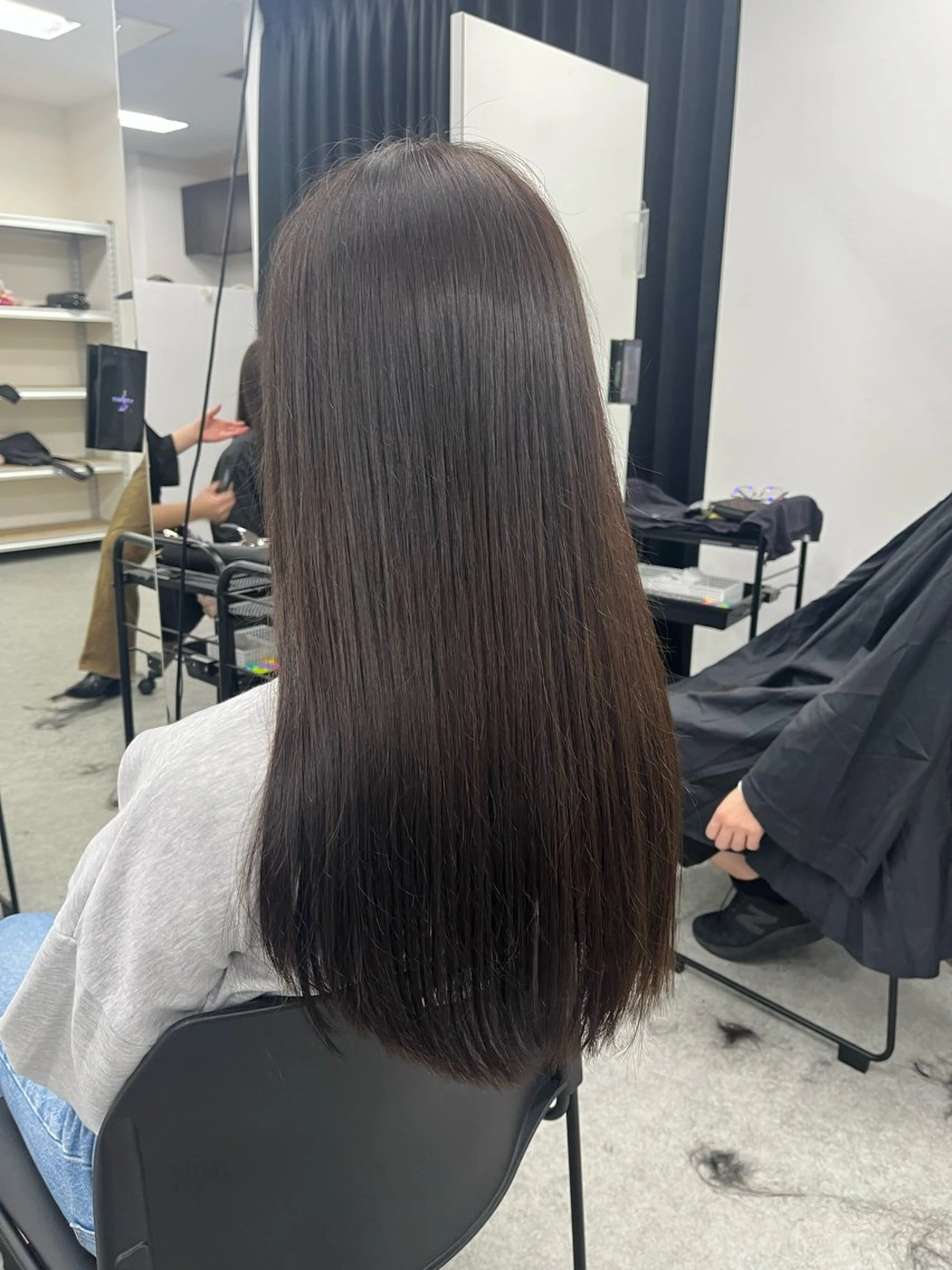 ロング カラー 透明感うる艶カラー 🤍吉島環のヘアスタイル