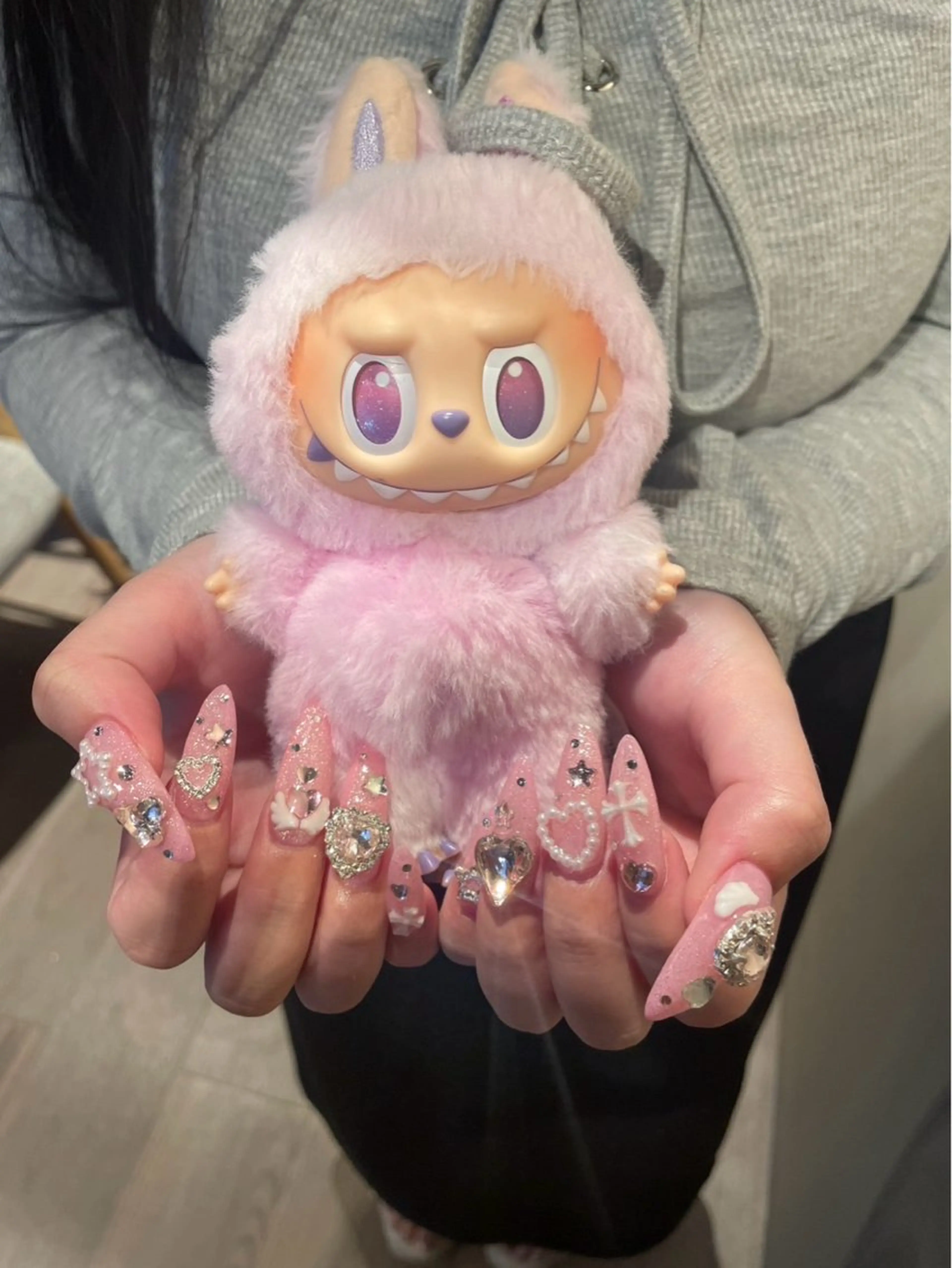〈オフ込み〉🎀長さだし10本💎持ち込みデザインやり放題(パーツ無制限)の写真