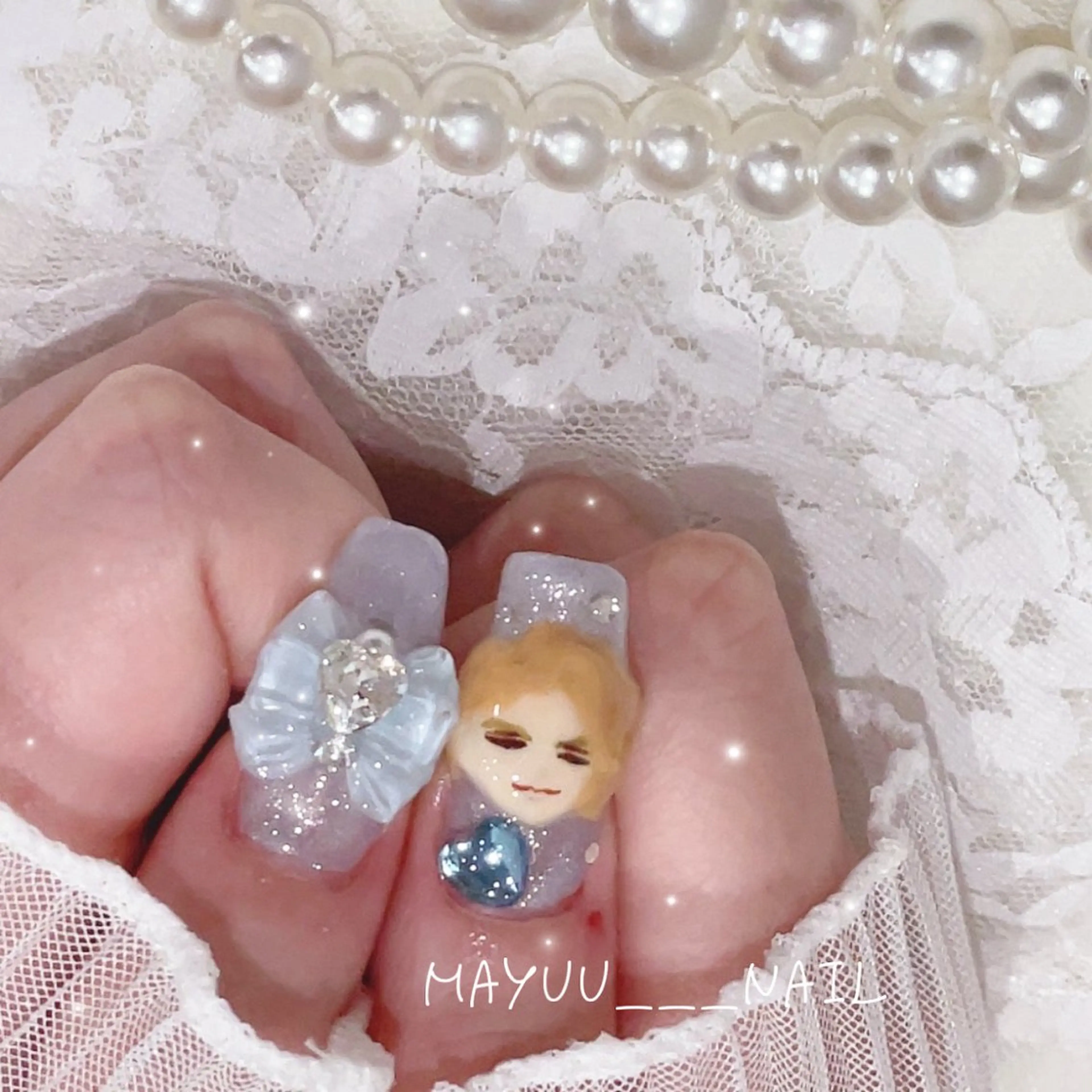 ネイル 🎀 Mayu 🎀痛ネイルのネイルデザイン