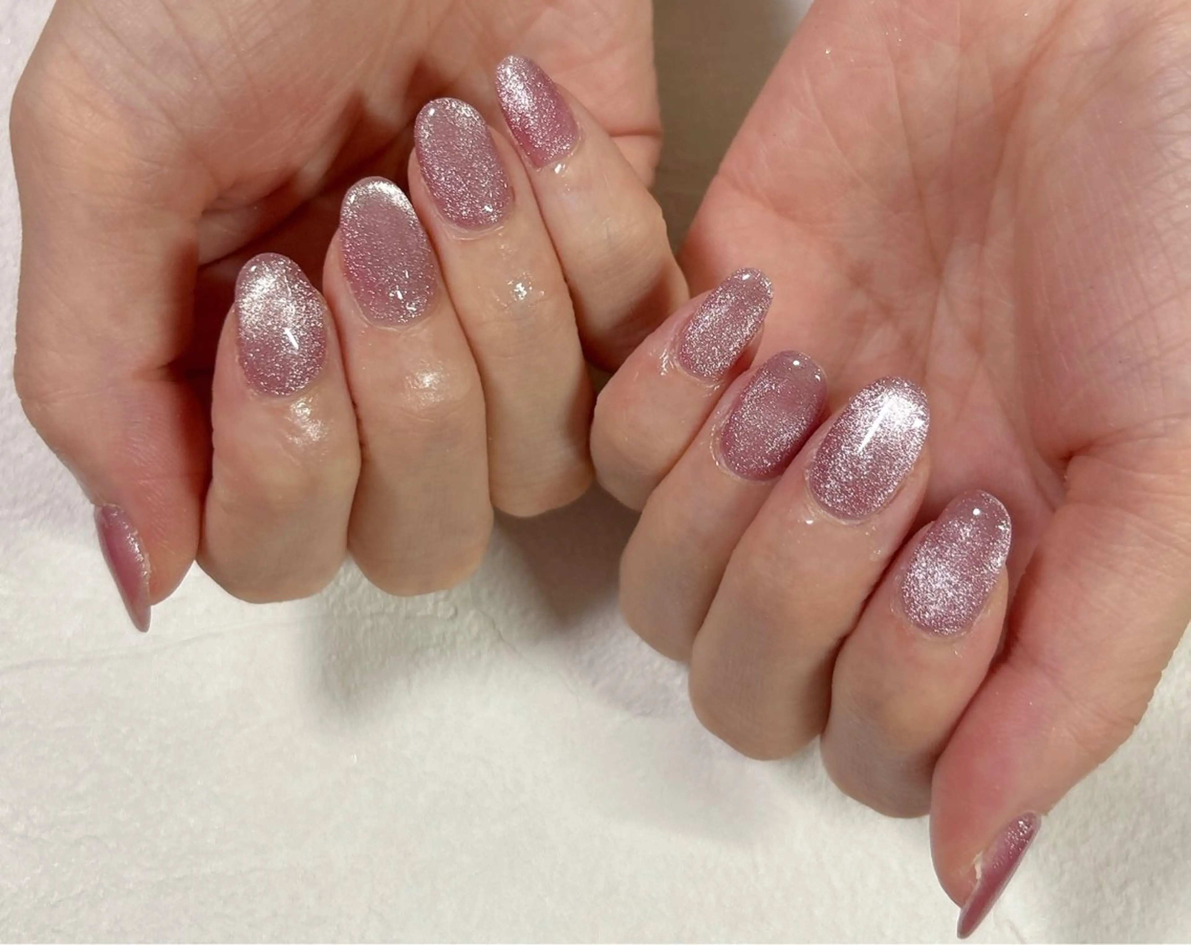 ネイル オーロラネイル フットネイル フレンチネイル ジェルネイル 韓国ネイル Mogu nail 二子玉川のネイルデザイン