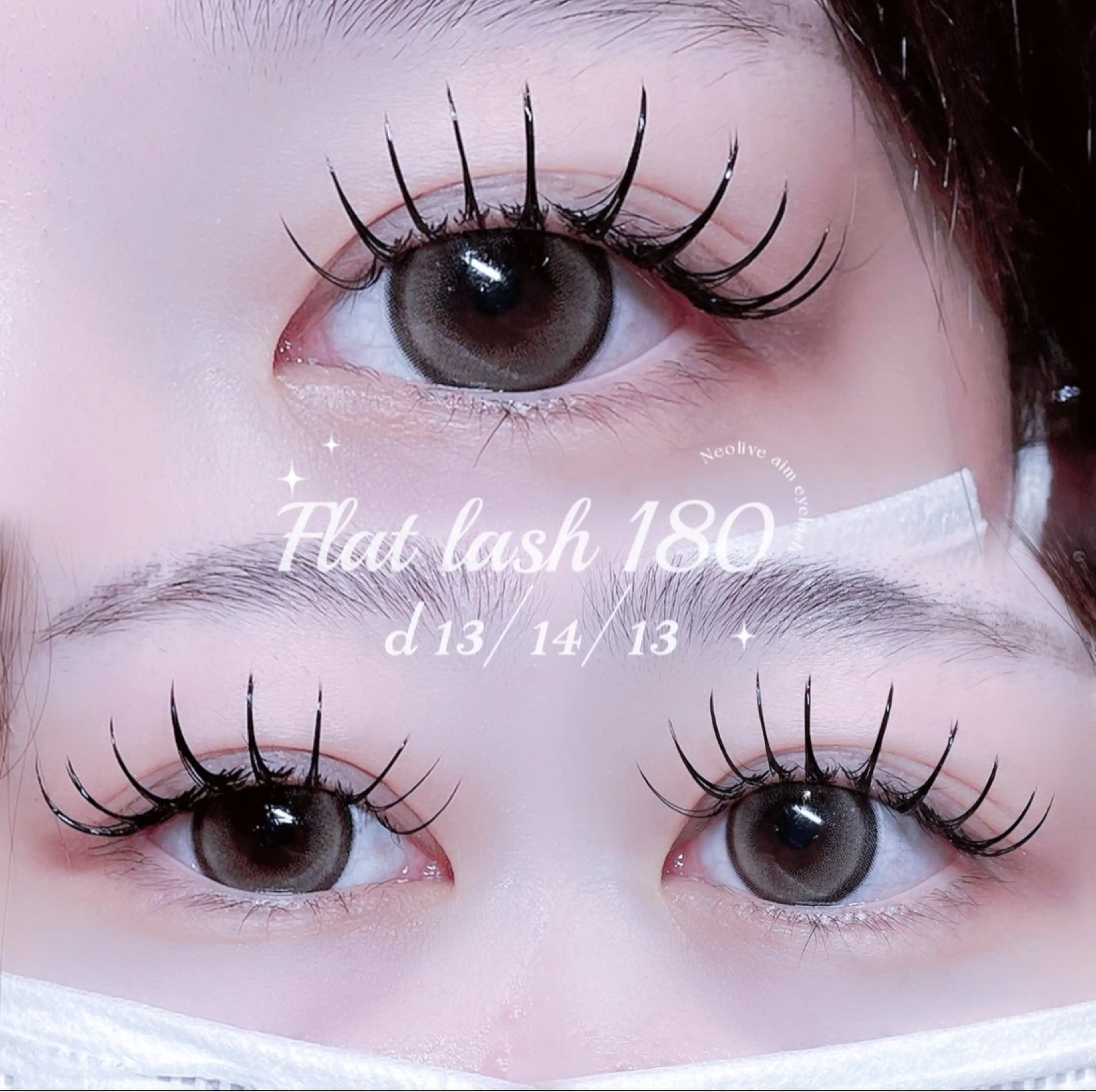 マツエク・マツパ フラットラッシュ マツエク eyelash🩶 "YUMEKO"のマツエク・マツパデザイン