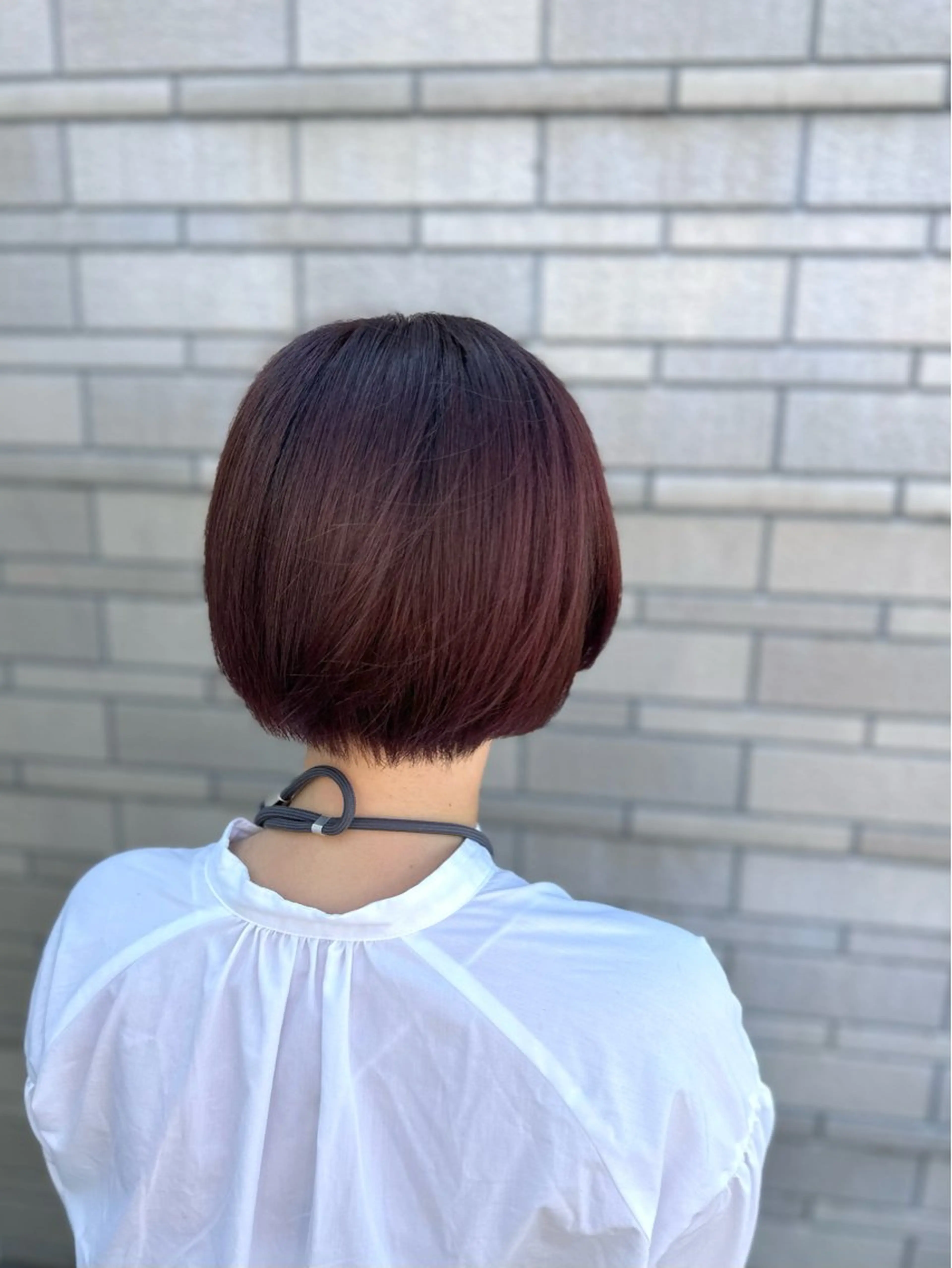ショート カラー ショートボブ ブラウンカラー ピンクカラー ピンクブラウン ボブ ヘアカラー 美容室　アンジュ　みやき店所属・田中 純平のヘアスタイル