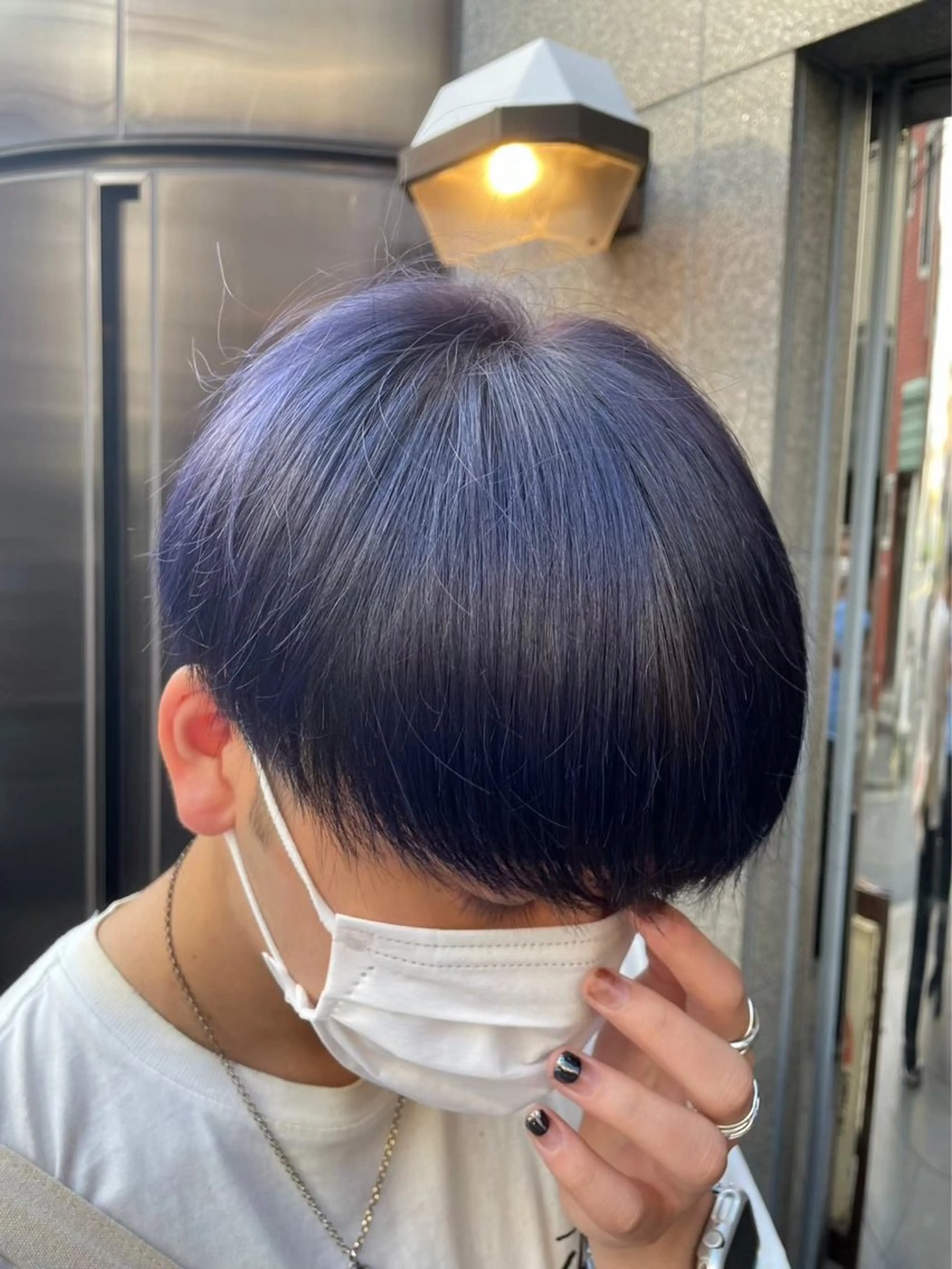 ❤️‍🔥minimo限定❤️‍🔥ダブルカラー¥7500#ダブルカラー  #学割 #ピンク #ミルクティー #シルバーの写真