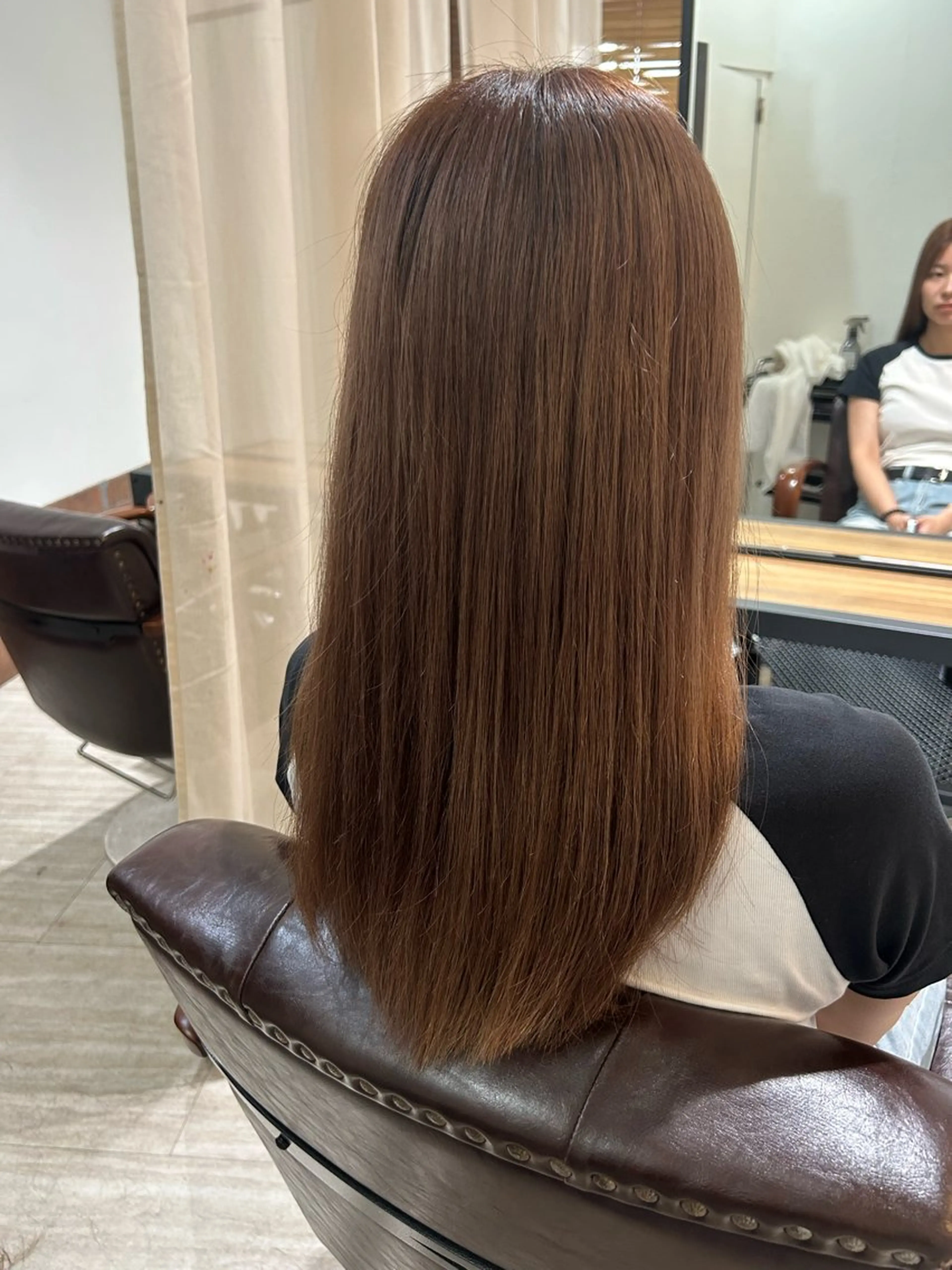 ロング カラー カット ヘアカラー トリートメント ✨10月カットモデル 募集中✨河本玲奈✨のヘアスタイル