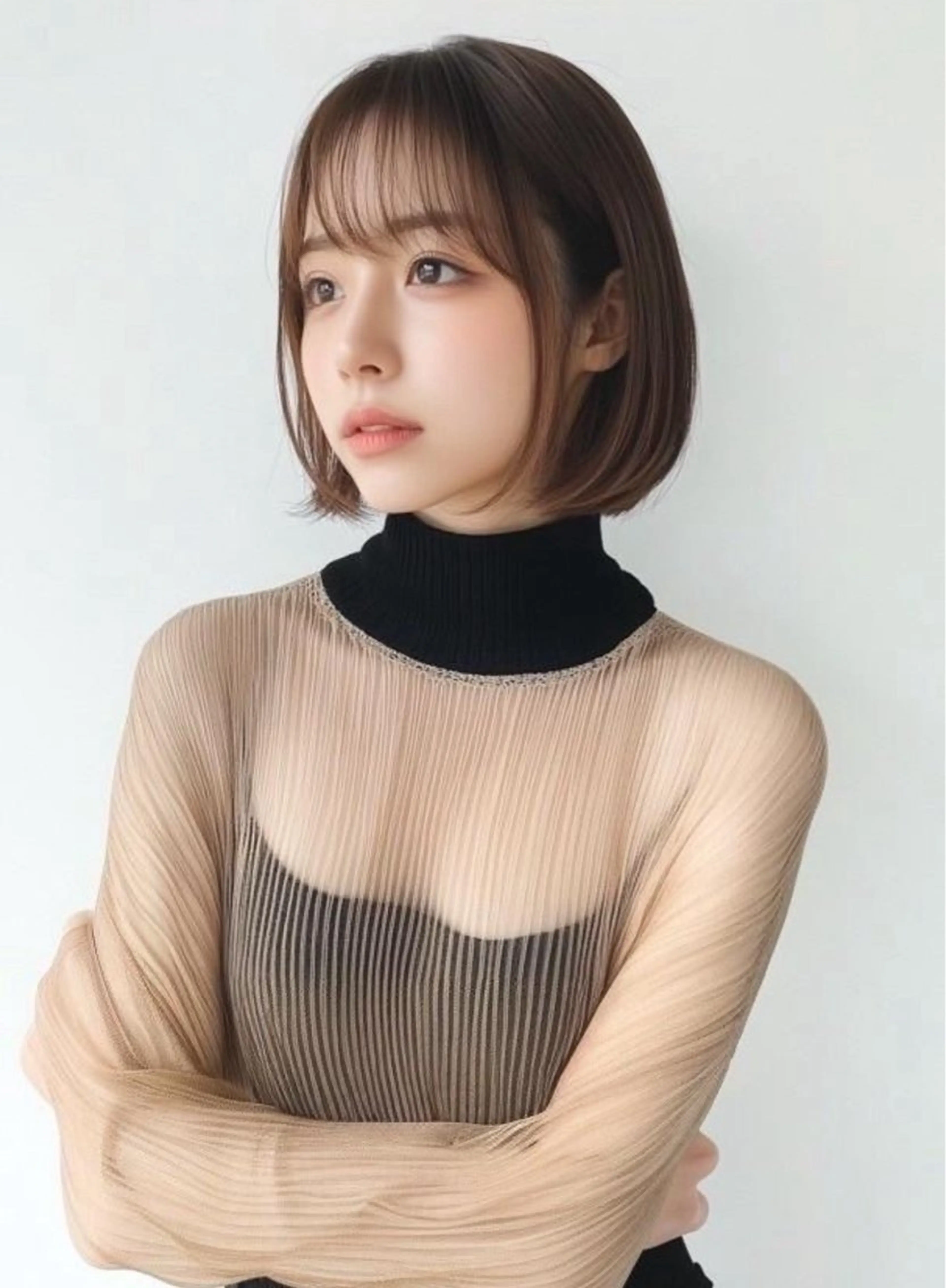 ミディアム カット トリートメント VLOW nex the salon所属・韓国風/髪質改善/ ナガヤアキラのヘアスタイル