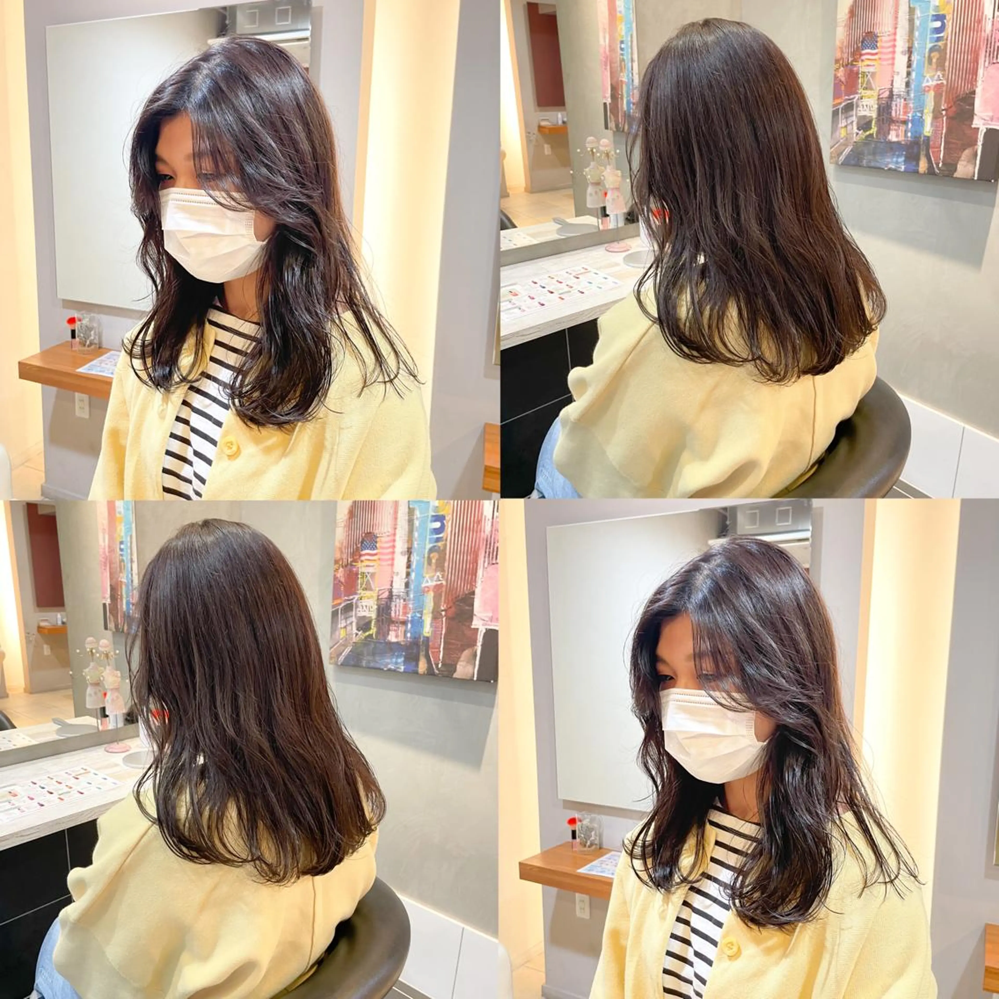 ロング カラー ヘアアレンジ ブラウンカラー HARUKI MINATO Japan SENDAI所属・🌈【透明感・韓国 ヘア】がっきー🌈のヘアスタイル