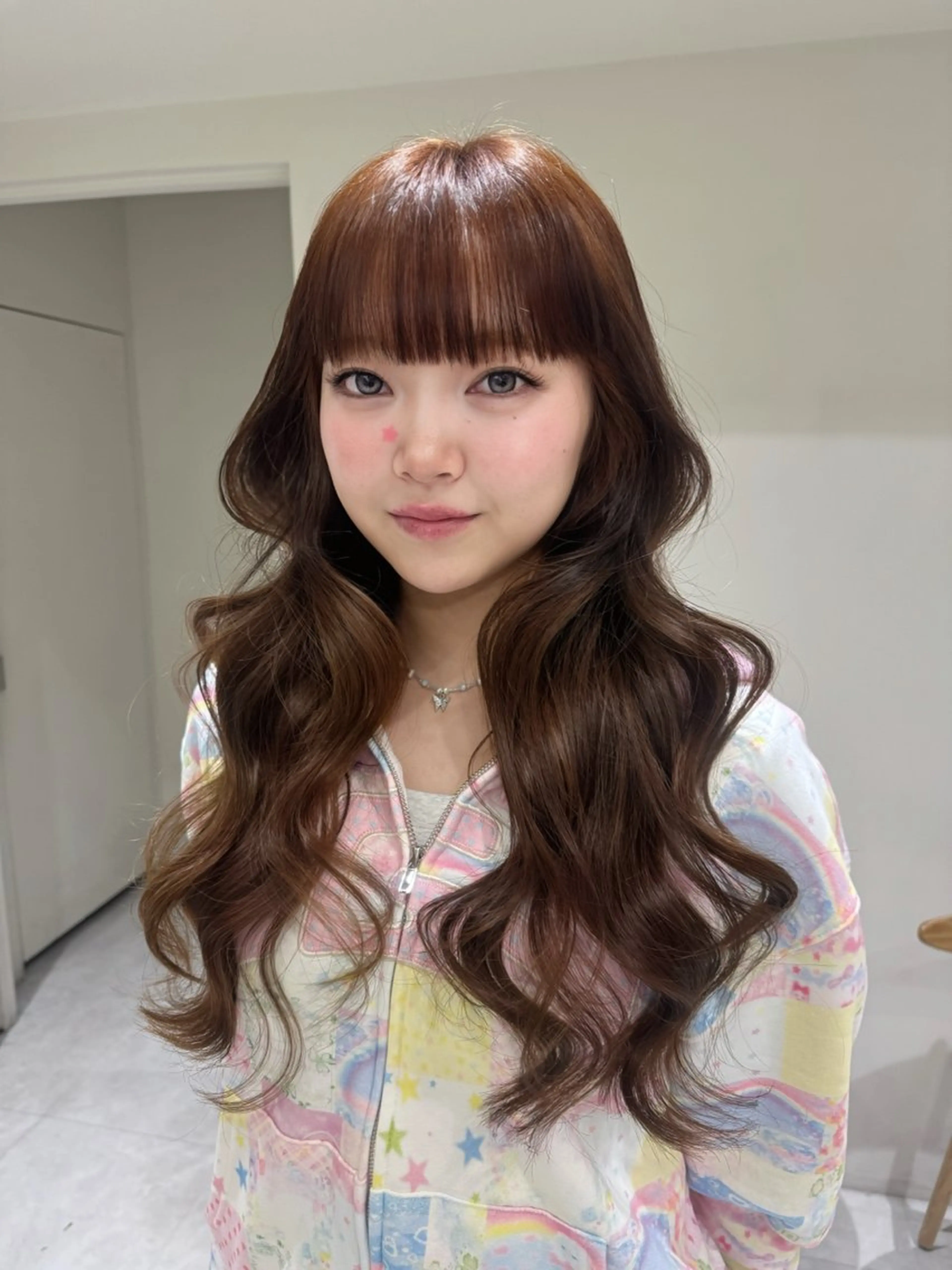 ロング カラー カット ヘアカラー 韓国レイヤー💋/ ワンホン/NANAのヘアスタイル