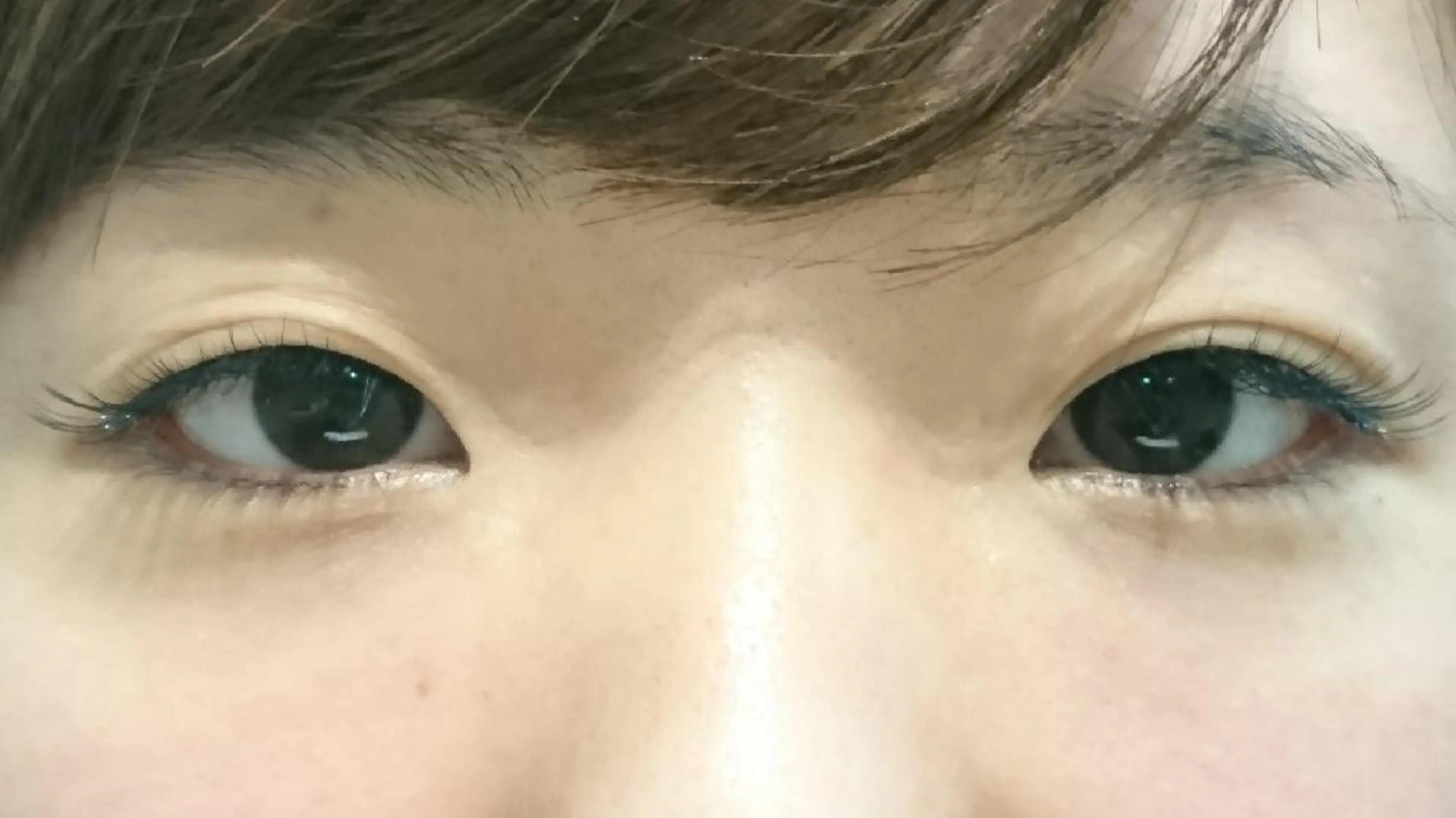 マツエク・マツパ 目尻長め ナチュラル blossom🌺 井比のマツエク・マツパデザイン